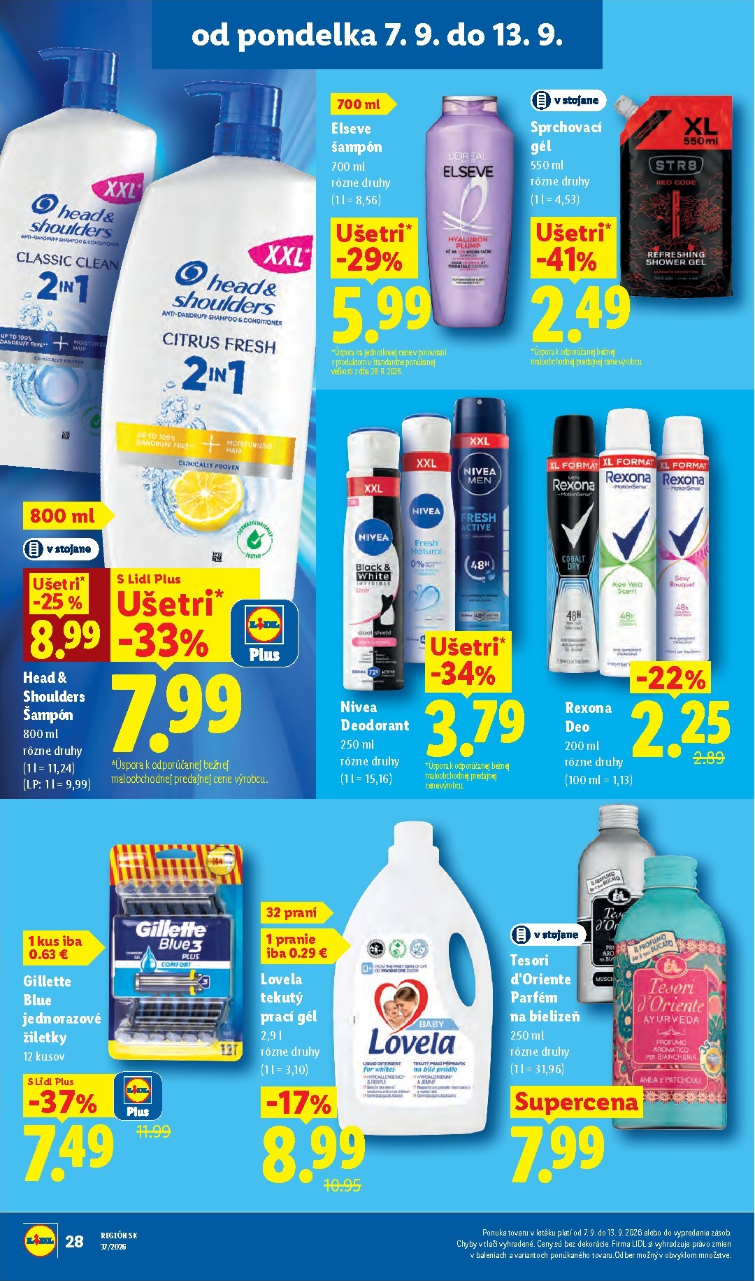 lidl - Aktuálny Lidl leták od pondelka, 07.09.2026 do nedele, 13.09.2026 - page: 38