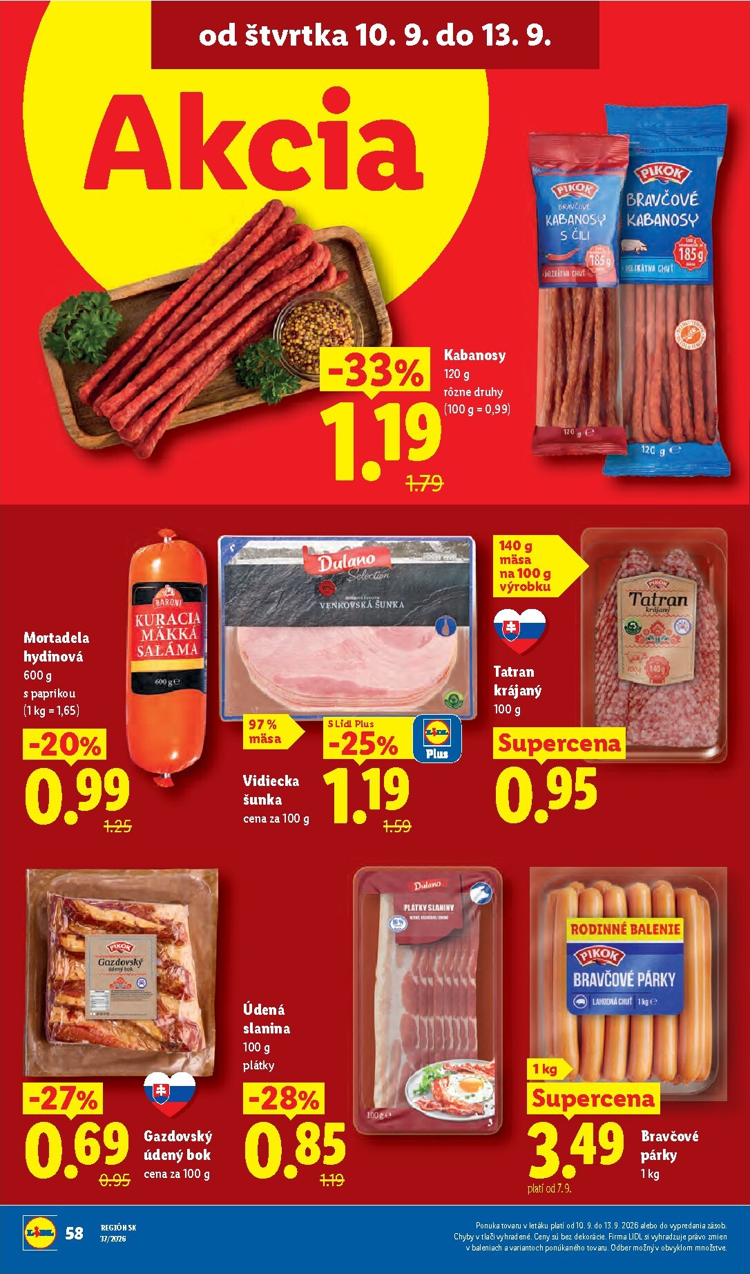 lidl - Aktuálny Lidl leták od pondelka, 07.09.2026 do nedele, 13.09.2026 - page: 78