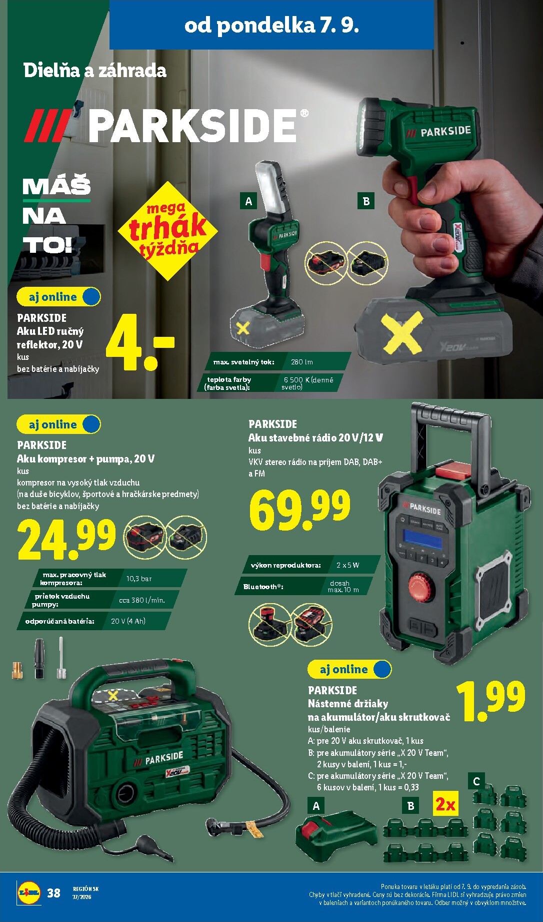 lidl - Aktuálny Lidl leták od pondelka, 07.09.2026 do nedele, 13.09.2026 - page: 60
