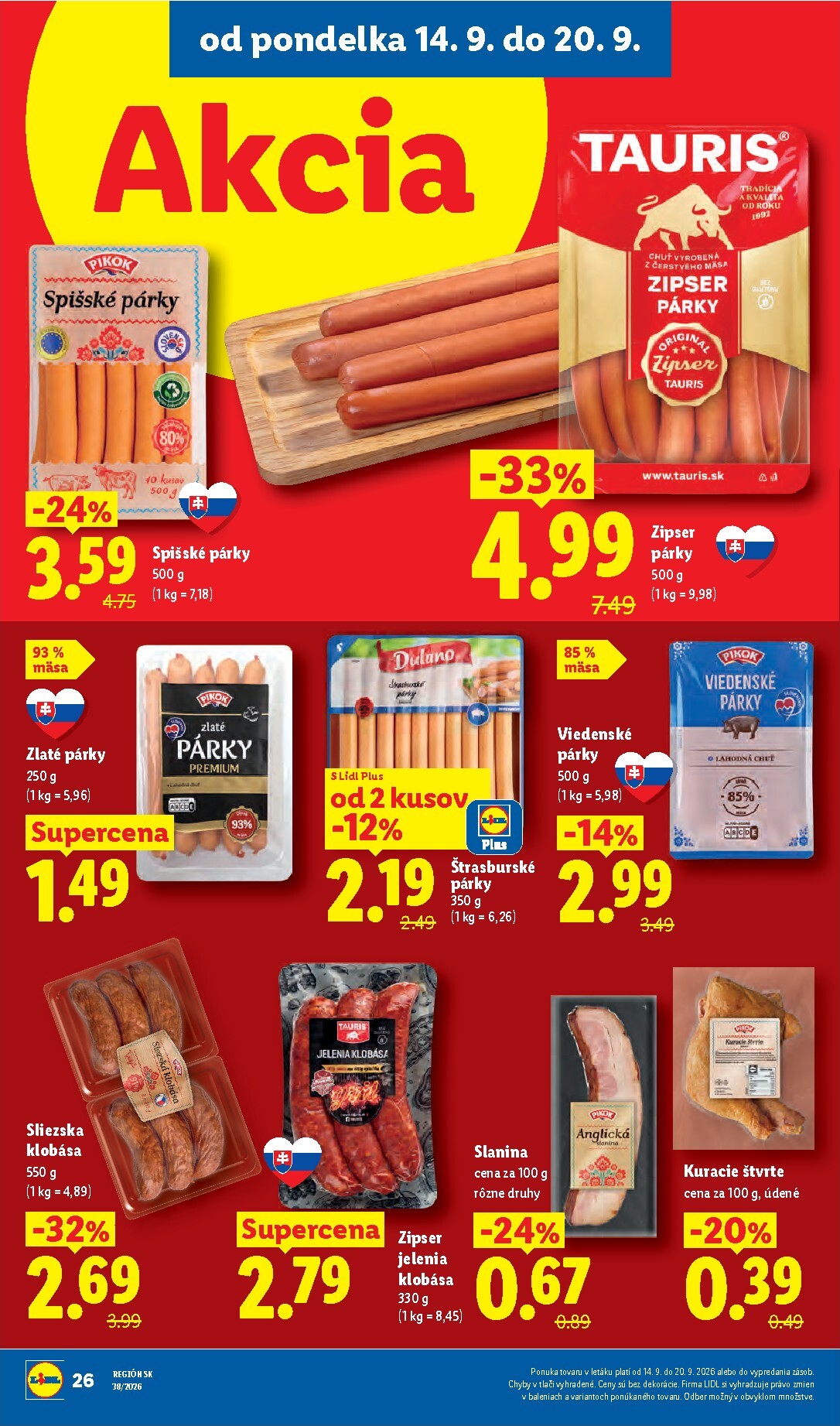 lidl - Nový Lidl leták od pondelka, 14.09.2026 do nedele, 20.09.2026 - page: 36