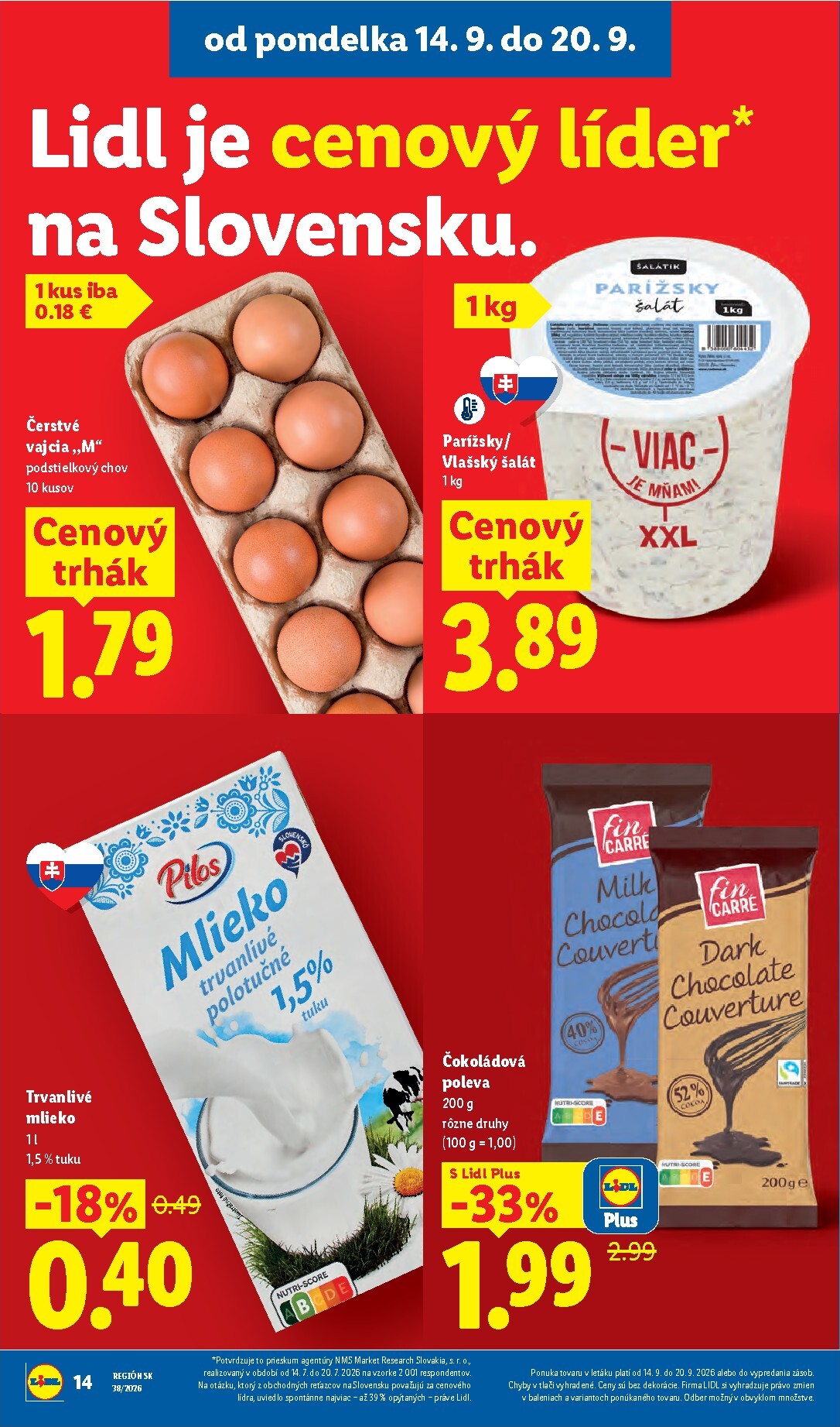 lidl - Nový Lidl leták od pondelka, 14.09.2026 do nedele, 20.09.2026 - page: 20
