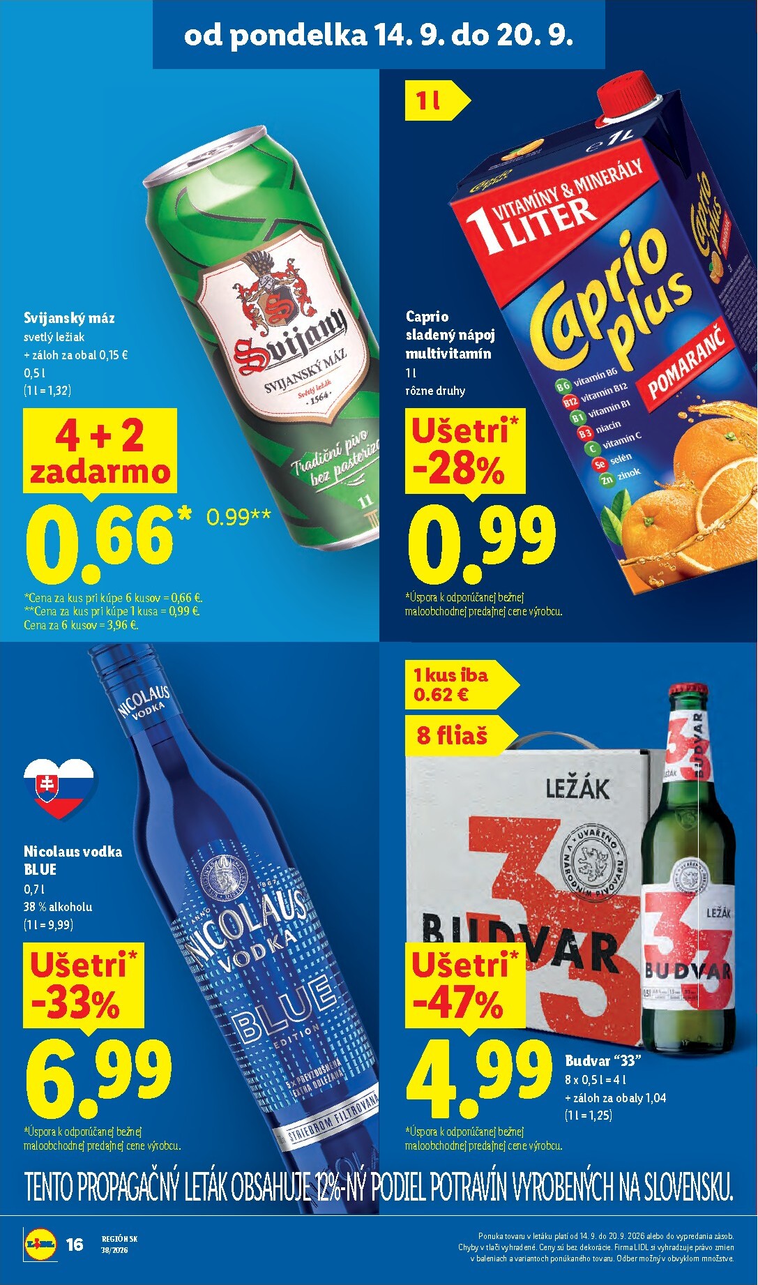 lidl - Nový Lidl leták od pondelka, 14.09.2026 do nedele, 20.09.2026 - page: 22