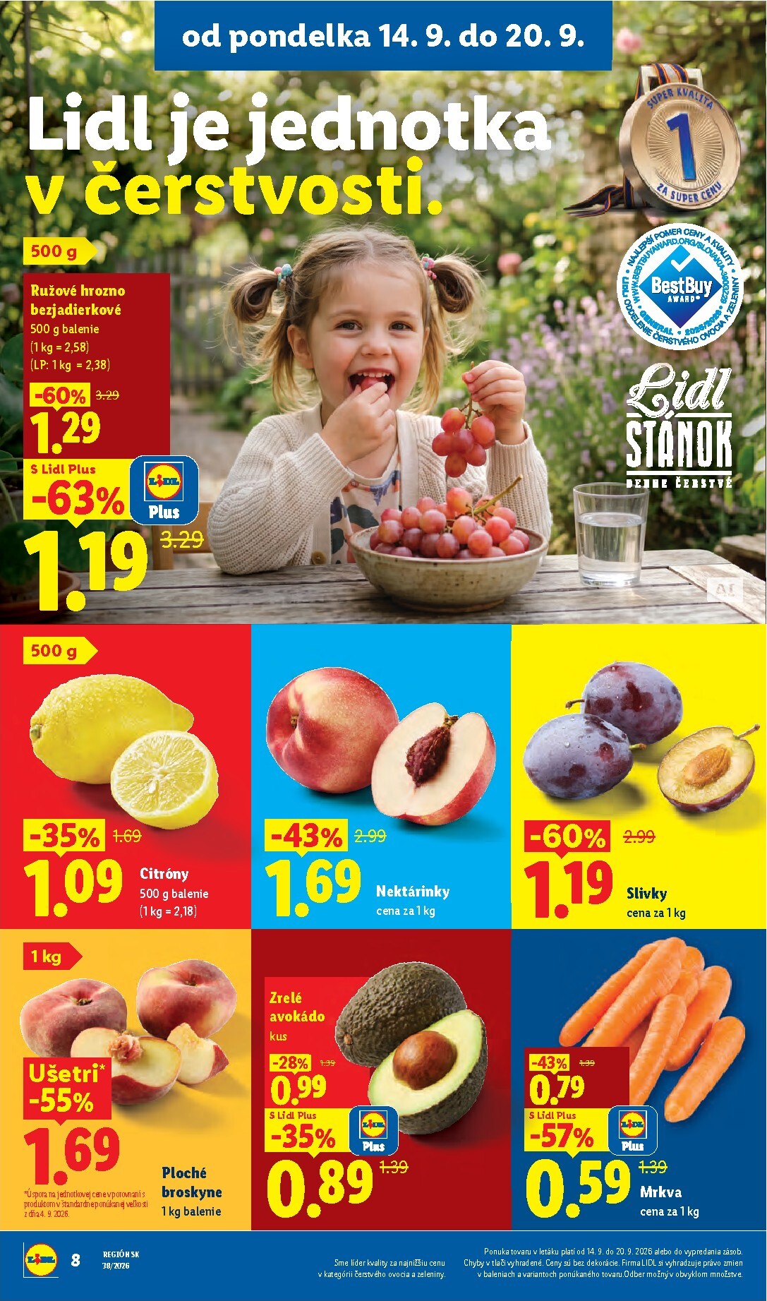 lidl - Nový Lidl leták od pondelka, 14.09.2026 do nedele, 20.09.2026 - page: 14