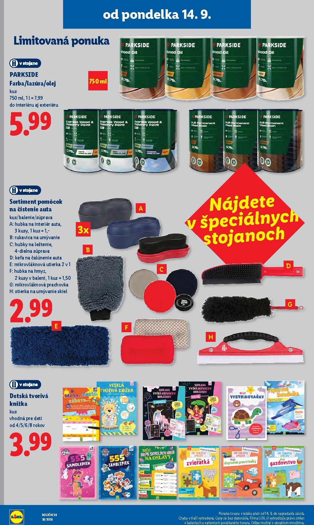 lidl - Nový Lidl leták od pondelka, 14.09.2026 do nedele, 20.09.2026 - page: 59