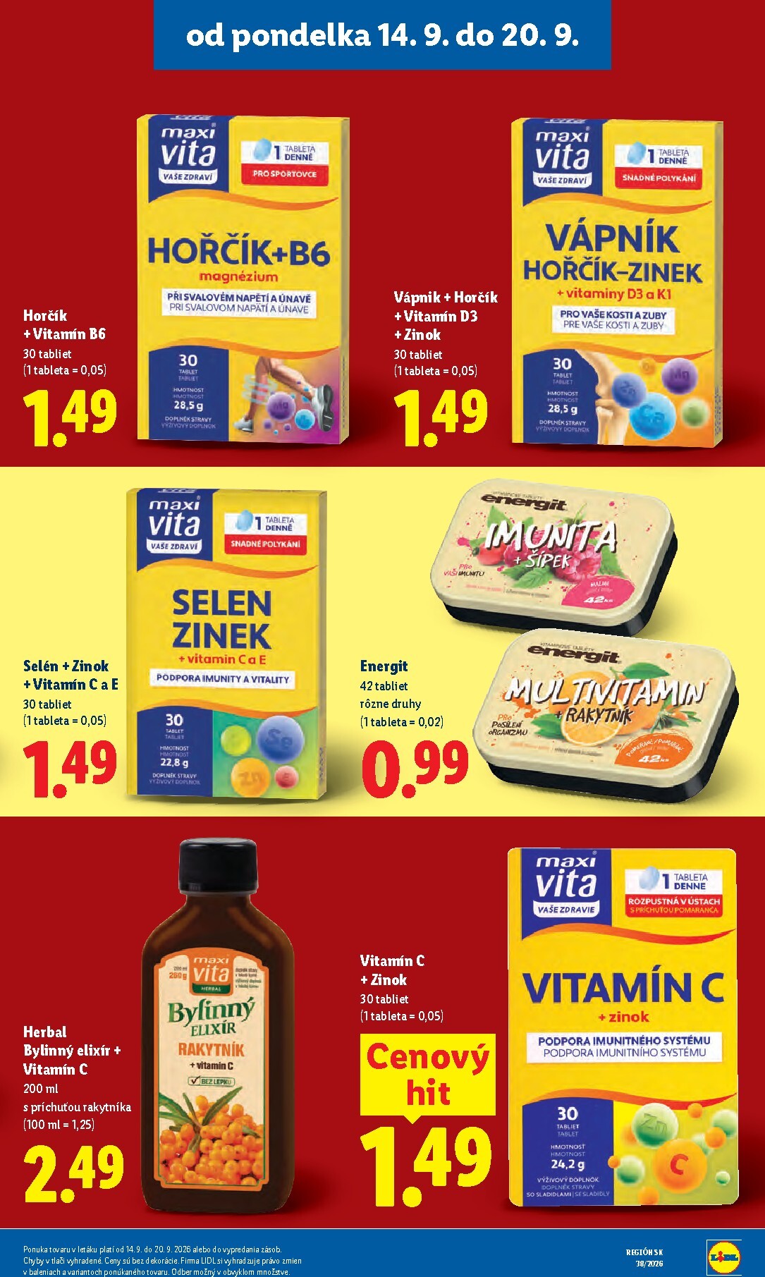 lidl - Nový Lidl leták od pondelka, 14.09.2026 do nedele, 20.09.2026 - page: 35