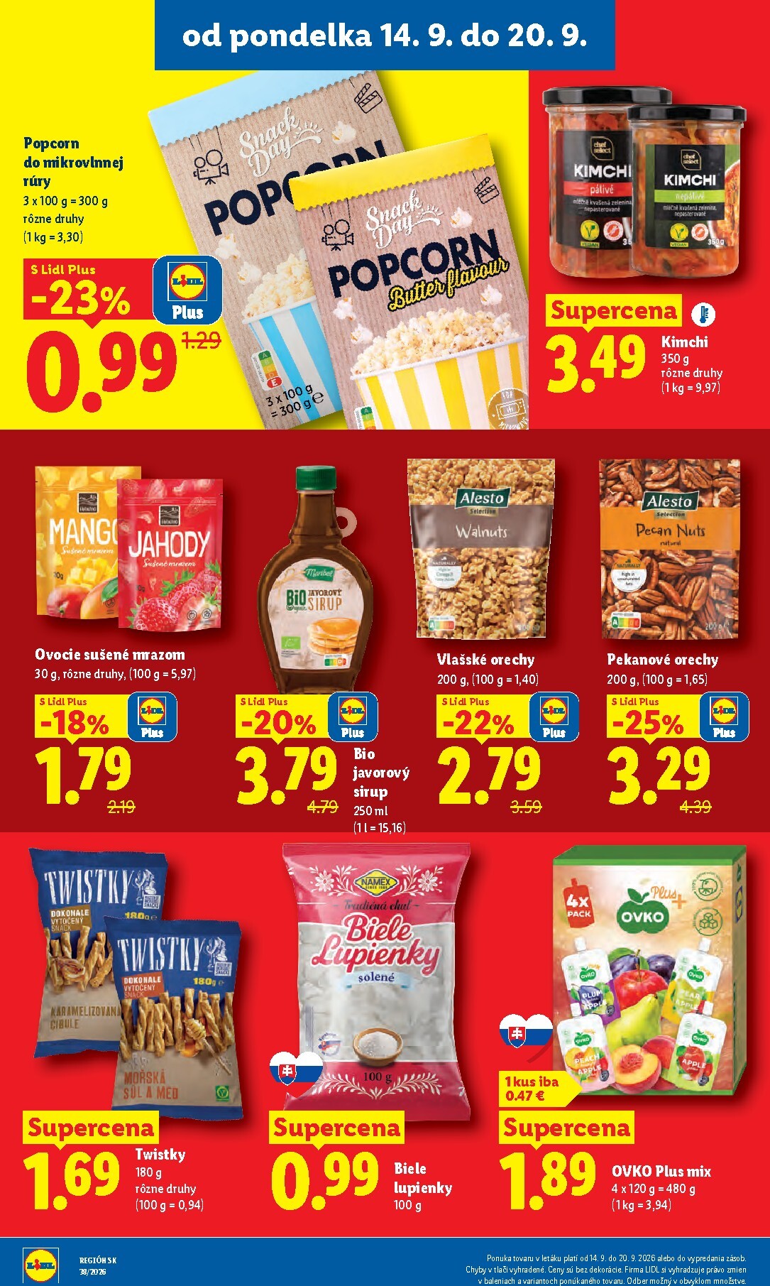 lidl - Nový Lidl leták od pondelka, 14.09.2026 do nedele, 20.09.2026 - page: 40