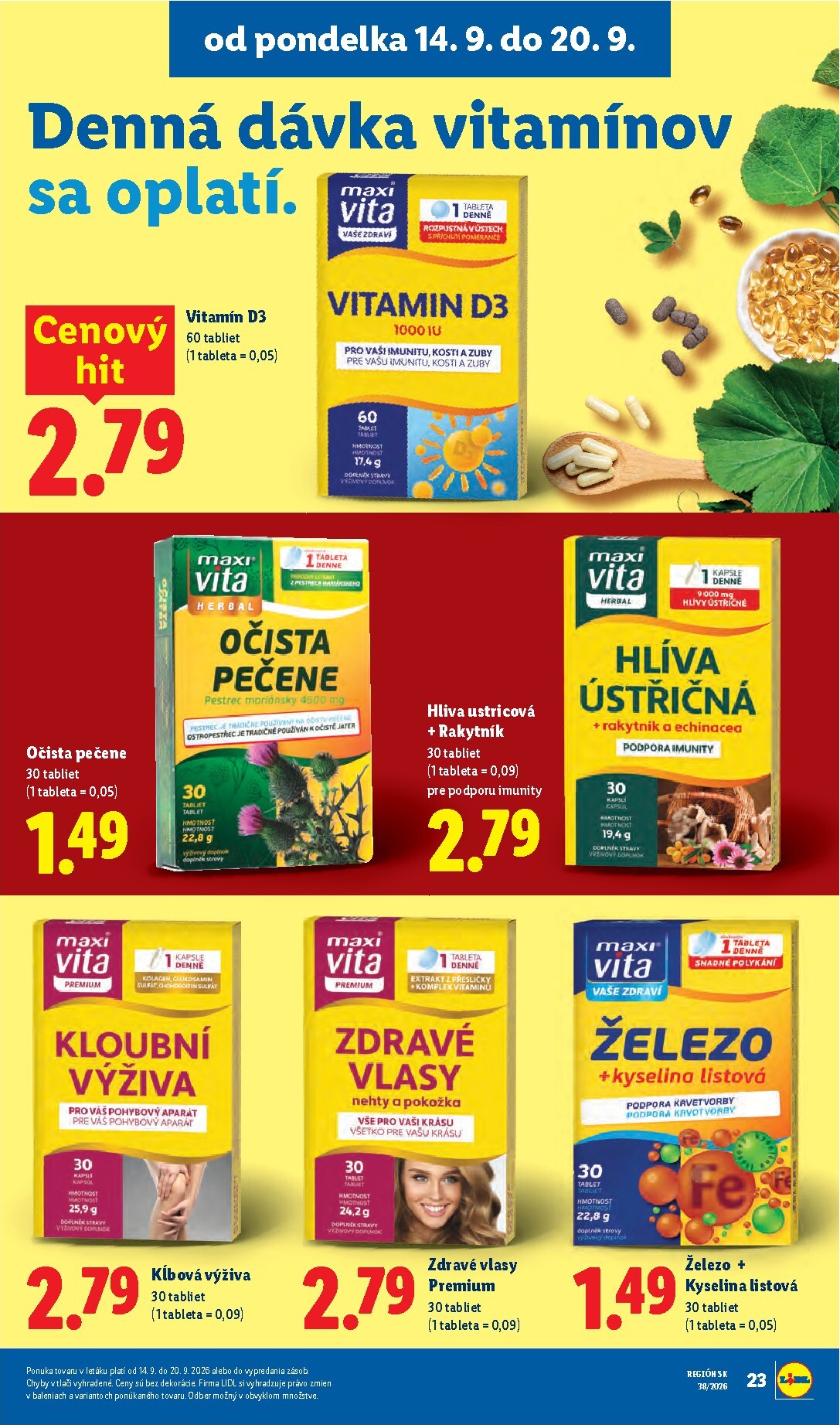 lidl - Nový Lidl leták od pondelka, 14.09.2026 do nedele, 20.09.2026 - page: 34