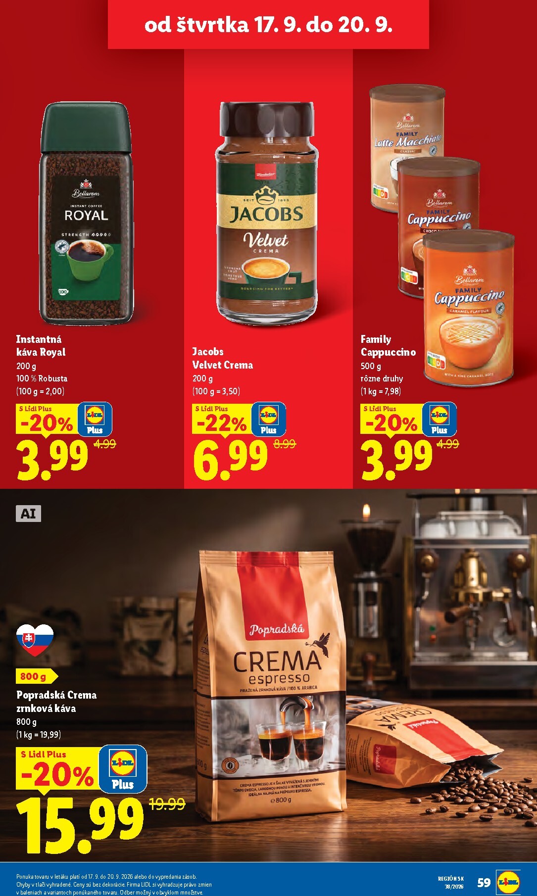 lidl - Aktuálny Lidl leták od pondelka, 14.09.2026 do nedele, 20.09.2026 - page: 83