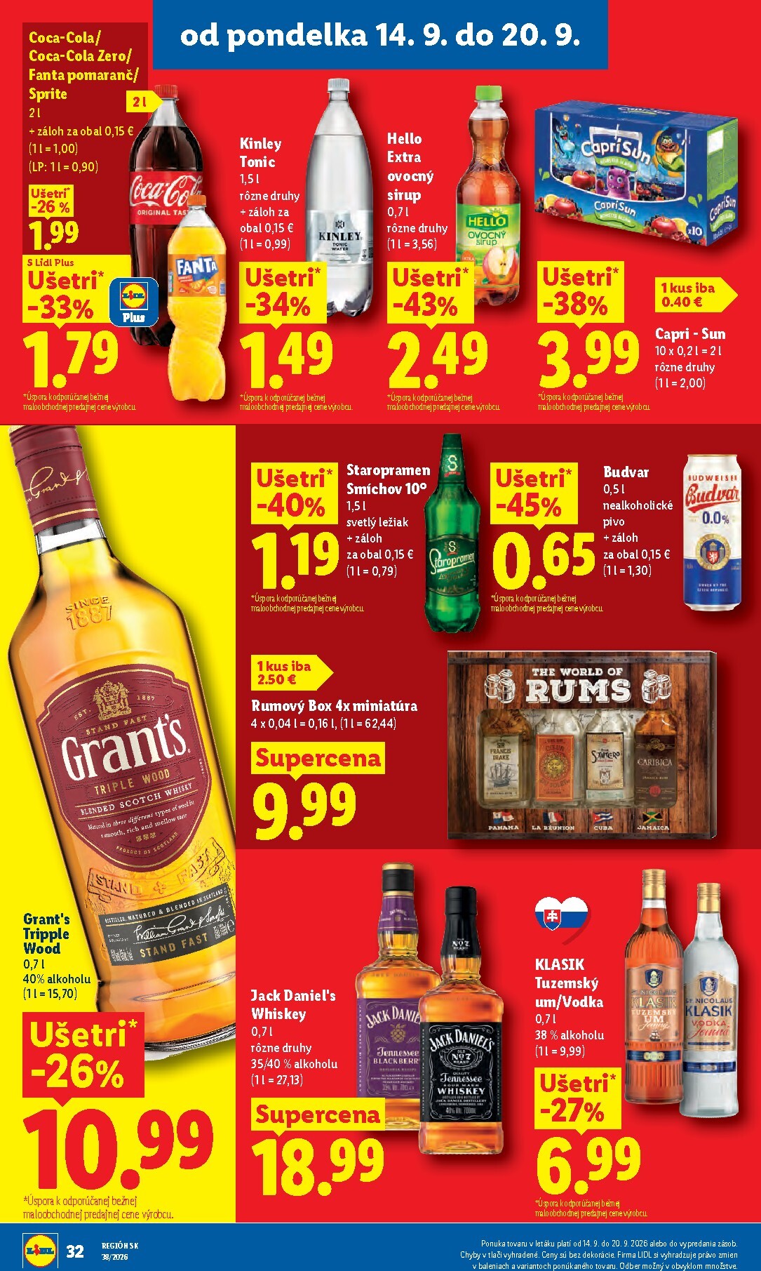 lidl - Aktuálny Lidl leták od pondelka, 14.09.2026 do nedele, 20.09.2026 - page: 50