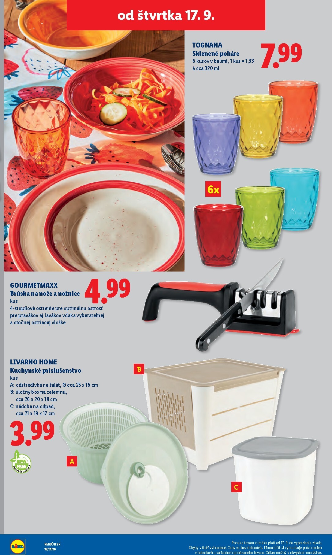 lidl - Aktuálny Lidl leták od pondelka, 14.09.2026 do nedele, 20.09.2026 - page: 106