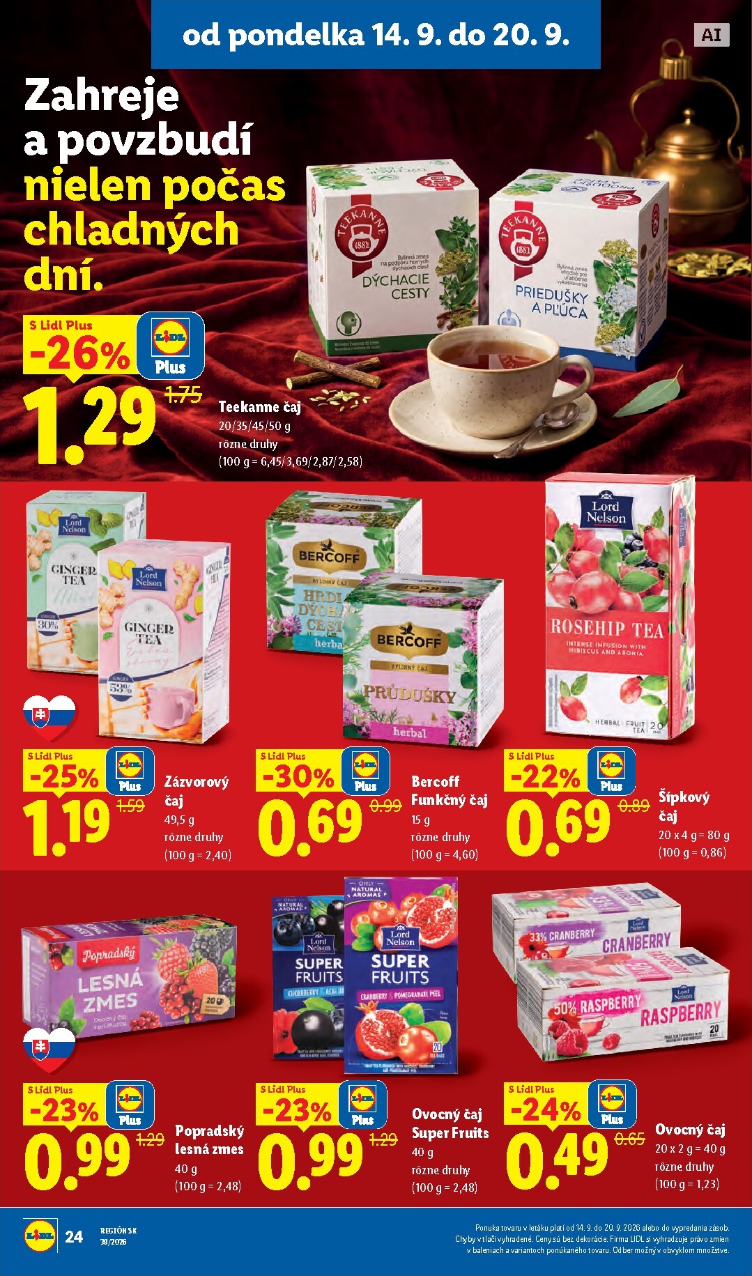 lidl - Aktuálny Lidl leták od pondelka, 14.09.2026 do nedele, 20.09.2026 - page: 38