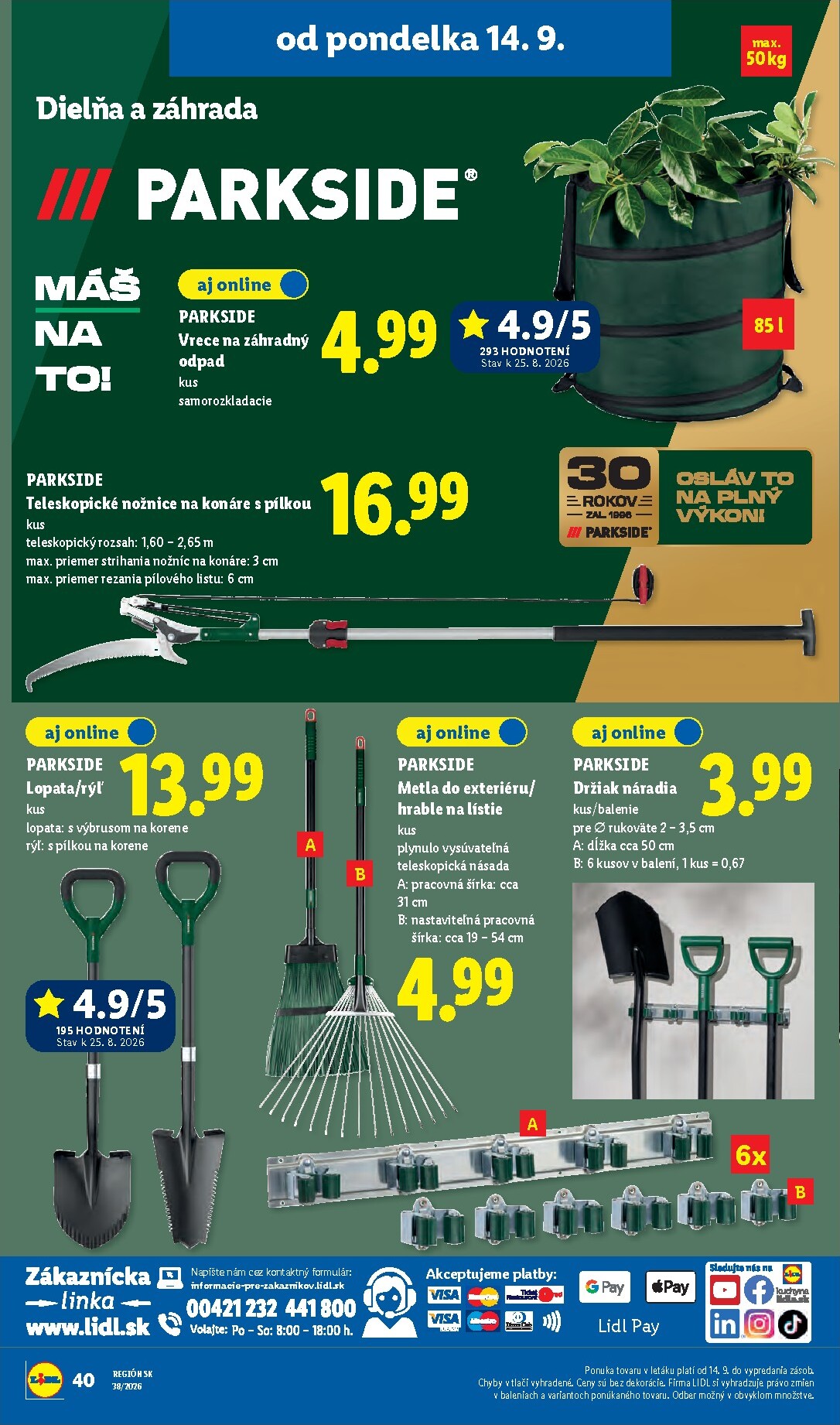 lidl - Aktuálny Lidl leták od pondelka, 14.09.2026 do nedele, 20.09.2026 - page: 64