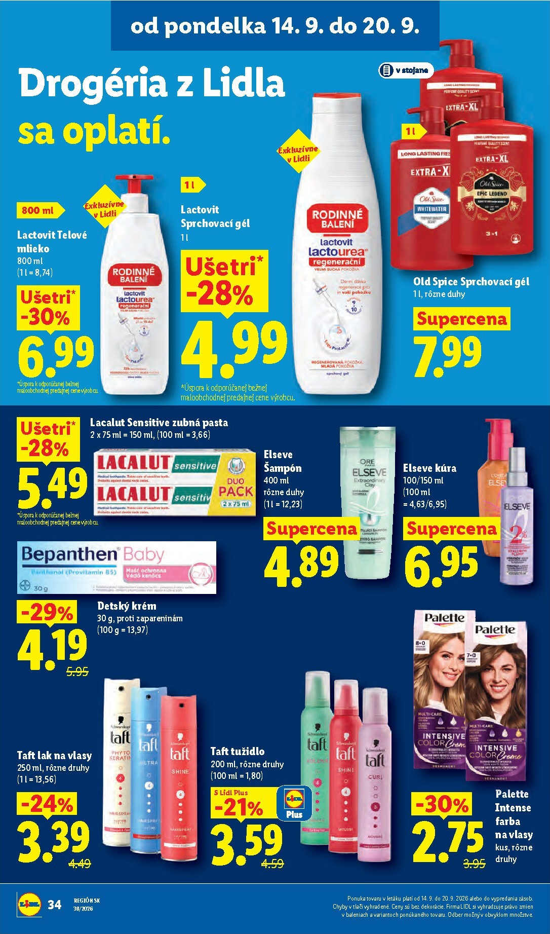 lidl - Aktuálny Lidl leták od pondelka, 14.09.2026 do nedele, 20.09.2026 - page: 52