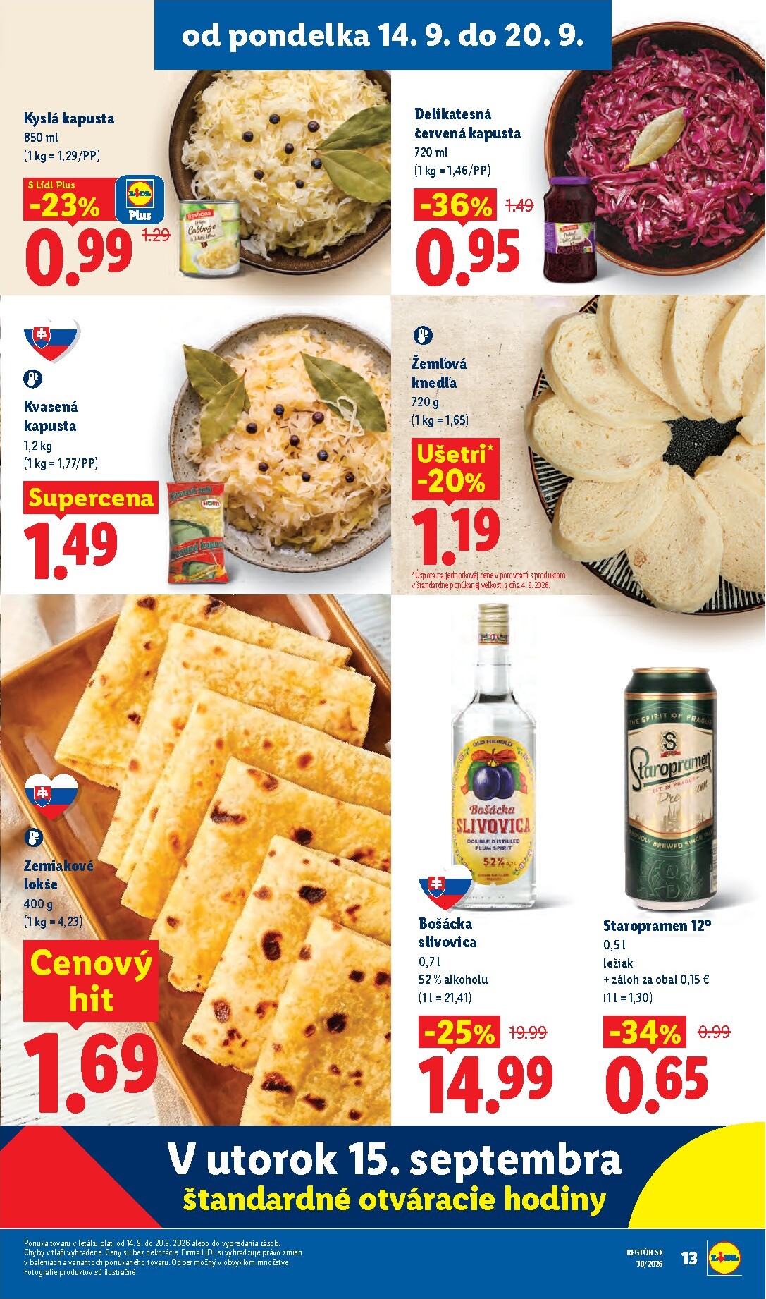 lidl - Aktuálny Lidl leták od pondelka, 14.09.2026 do nedele, 20.09.2026 - page: 25