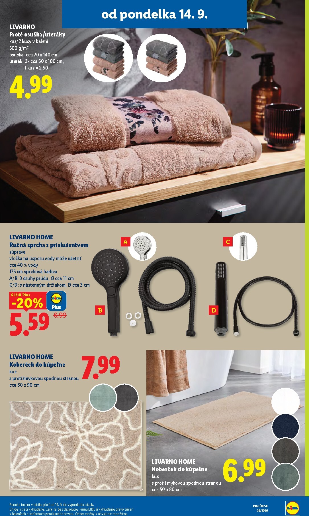 lidl - Aktuálny Lidl leták od pondelka, 14.09.2026 do nedele, 20.09.2026 - page: 69