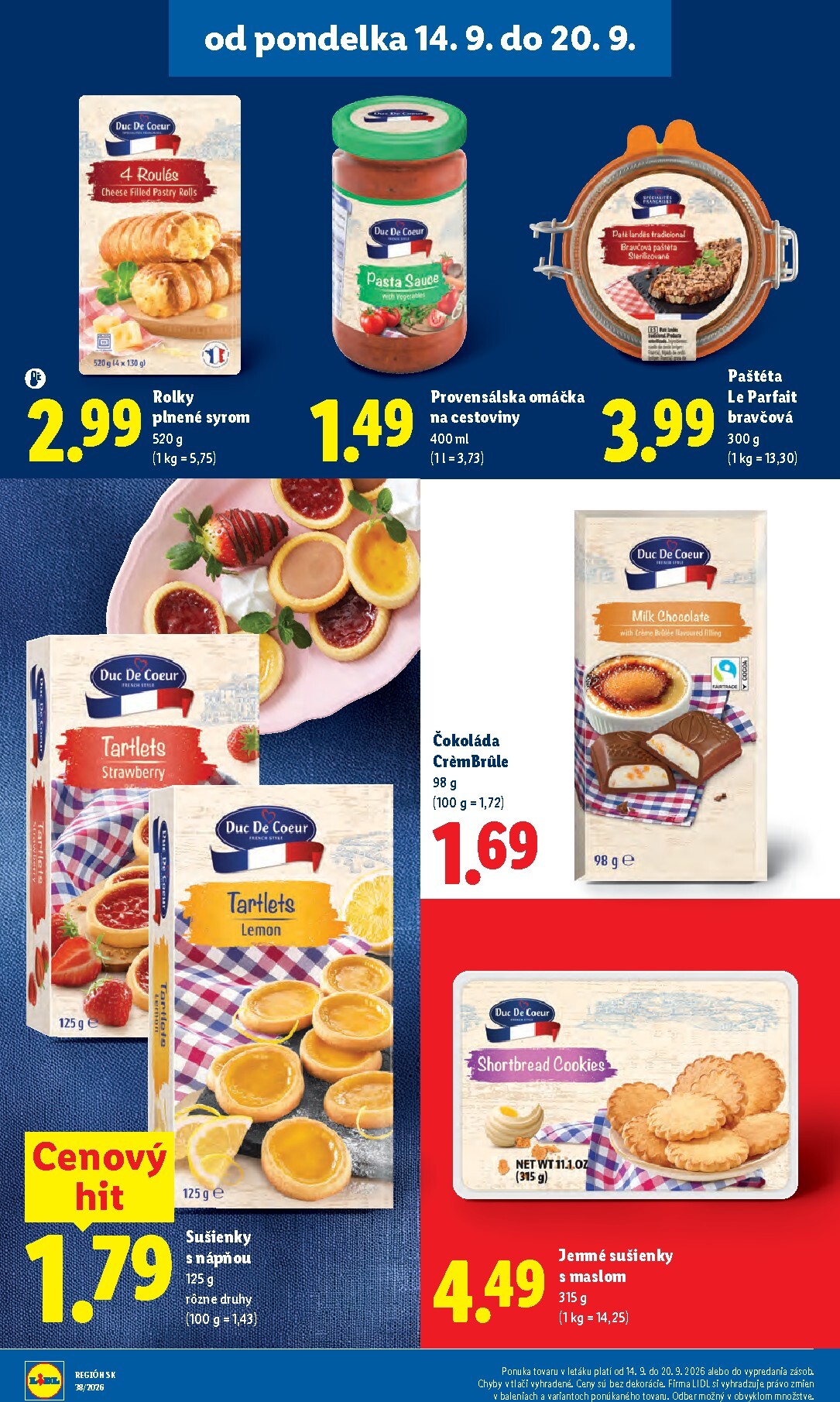 lidl - Aktuálny Lidl leták od pondelka, 14.09.2026 do nedele, 20.09.2026 - page: 34