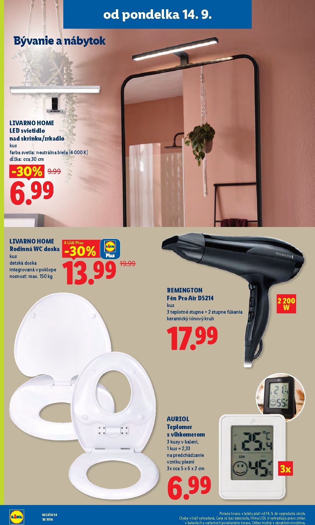 lidl - Aktuálny Lidl leták od pondelka, 14.09.2026 do nedele, 20.09.2026 - page: 68