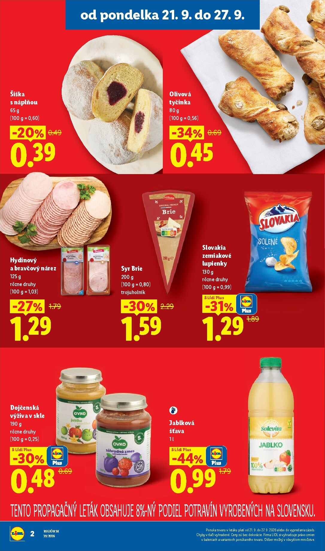 lidl - Nový Lidl - Ešte viac extra akcií leták od pondelka, 21.09.2026 do nedele, 27.09.2026 - page: 2