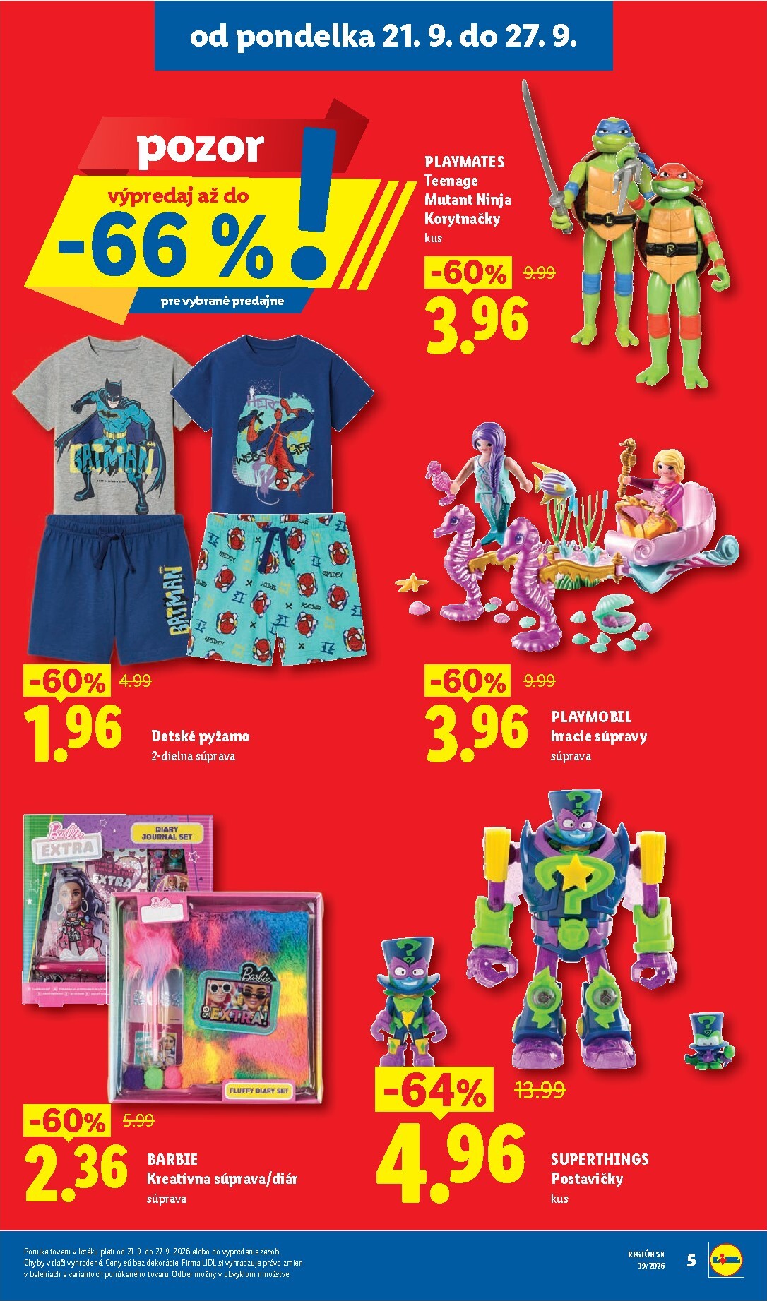 lidl - Nový Lidl - Ešte viac extra akcií leták od pondelka, 21.09.2026 do nedele, 27.09.2026 - page: 5