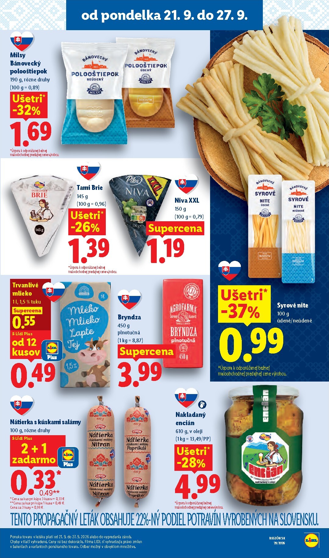 lidl - Nový Lidl leták od pondelka, 21.09.2026 do nedele, 27.09.2026 - page: 29