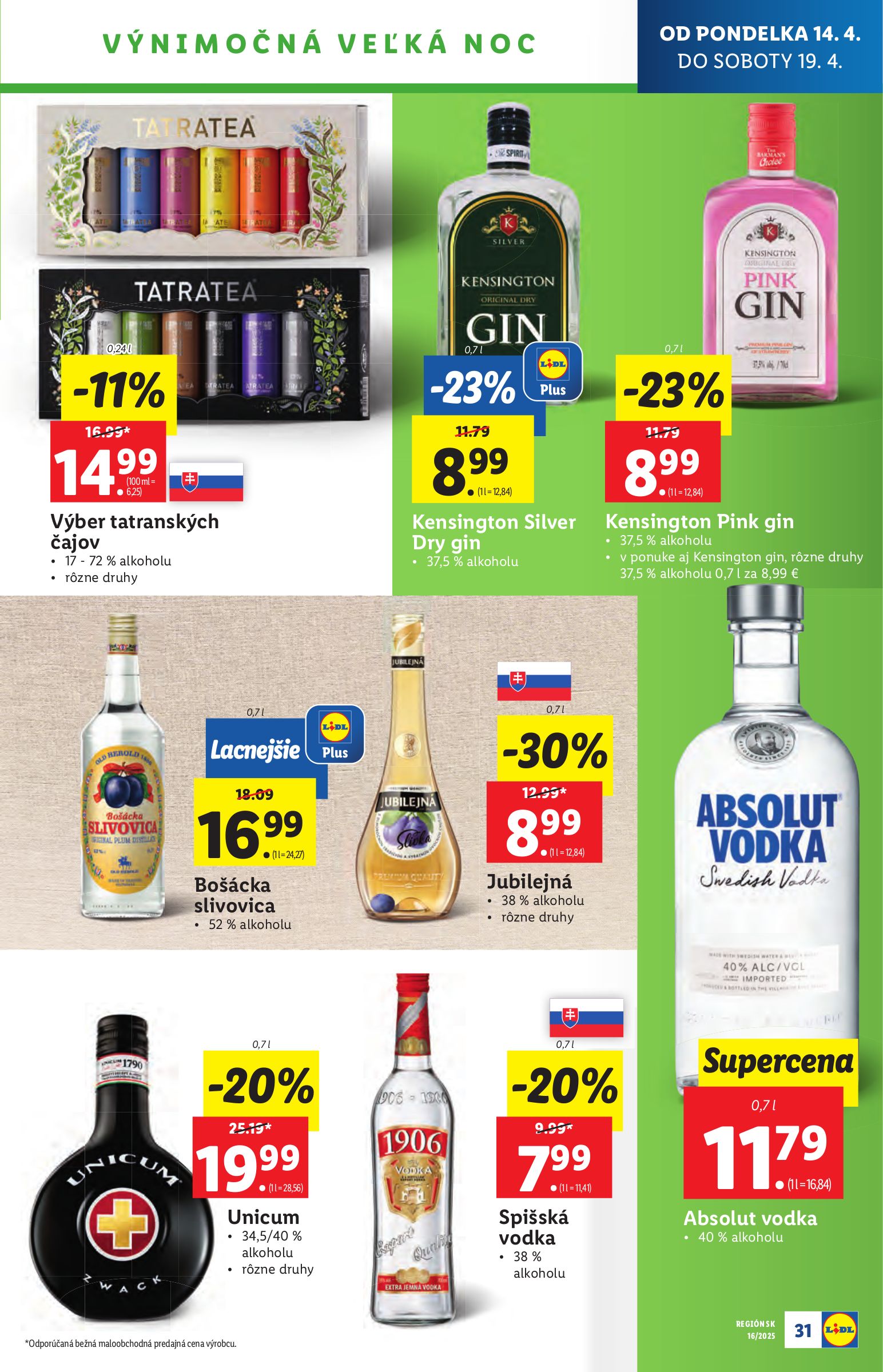 lidl - Lidl leták platný od 14.04. - 19.04. - page: 33 lidl - Lidl leták platný od 14.04. - 19.04. - page: 33