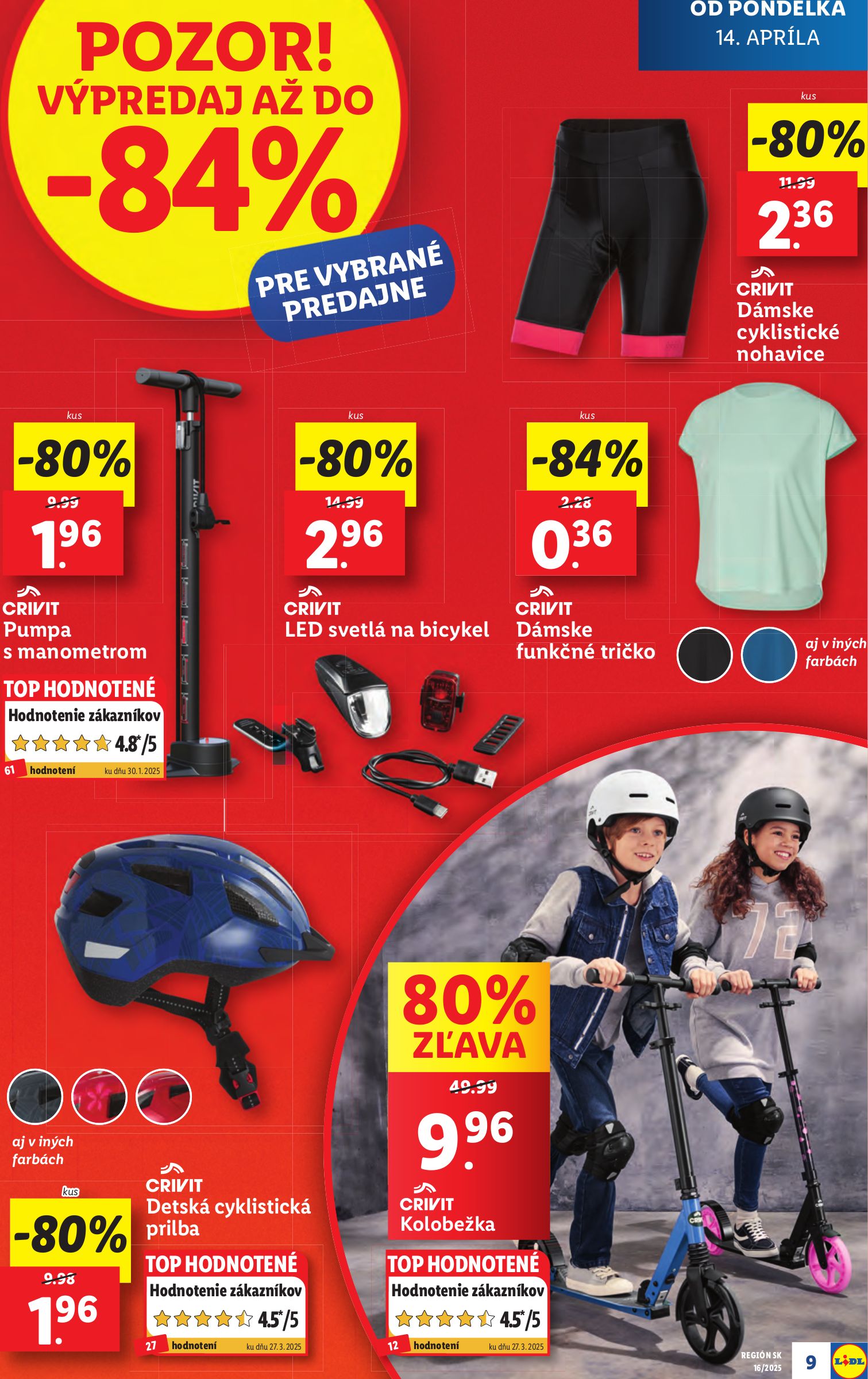 lidl - Lidl - Extra akcie pre vybrané predajne leták platný od 14.04. - 19.04. - page: 9