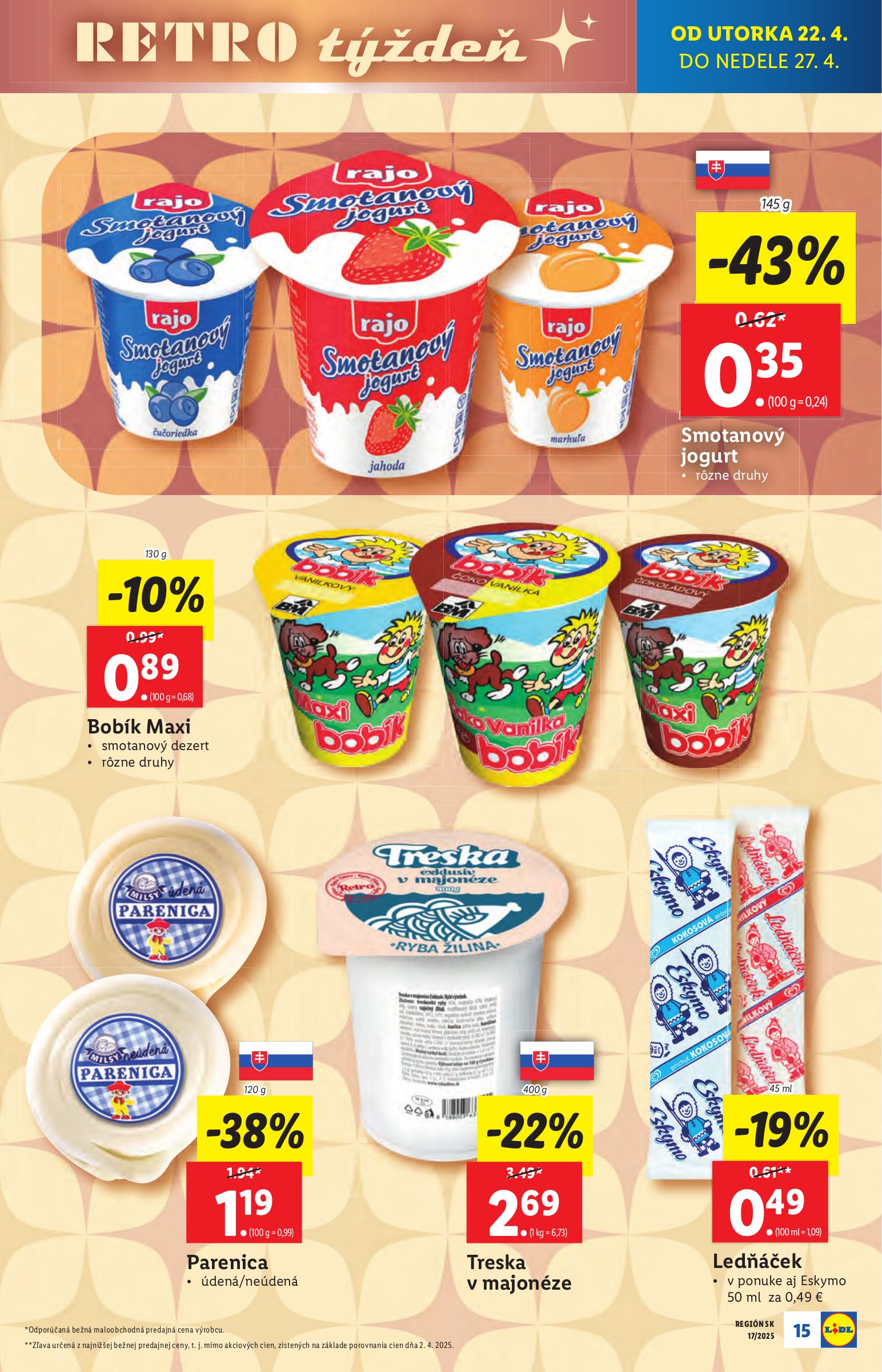 lidl - Lidl leták platný od 22.04. - 27.04. - page: 15 lidl - Lidl leták platný od 22.04. - 27.04. - page: 15