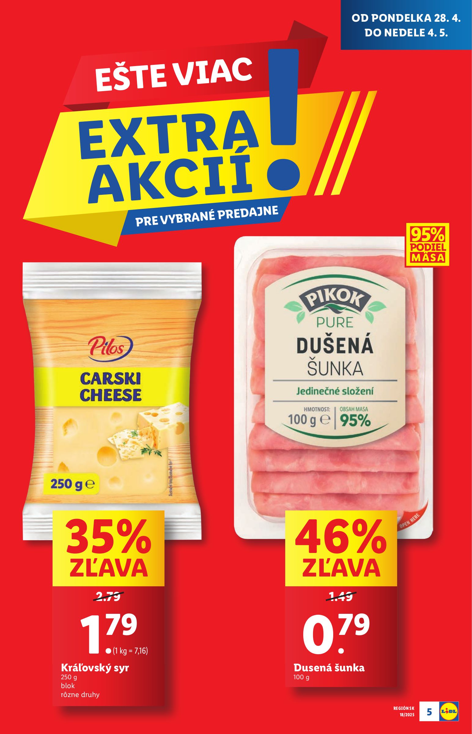 lidl - Lidl - Extra akcie pre vybrané predajne leták platný od 28.04. - 04.05. - page: 5
