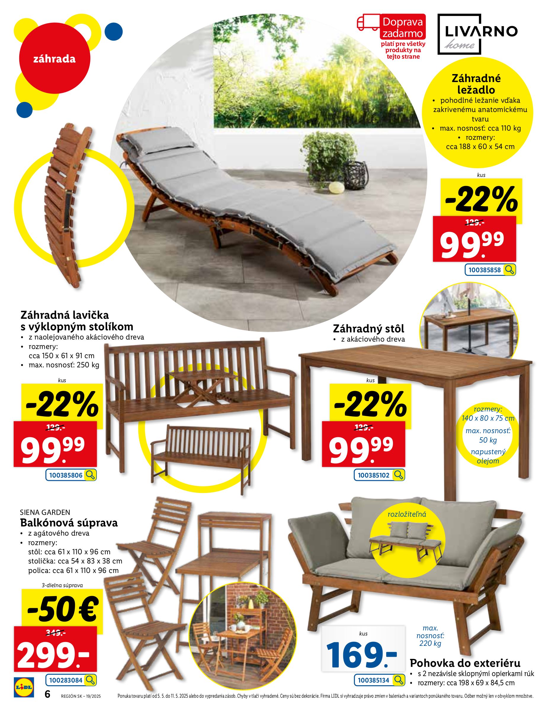 lidl - Lidl.sk leták platný od 05.05. - 11.05. - page: 6
