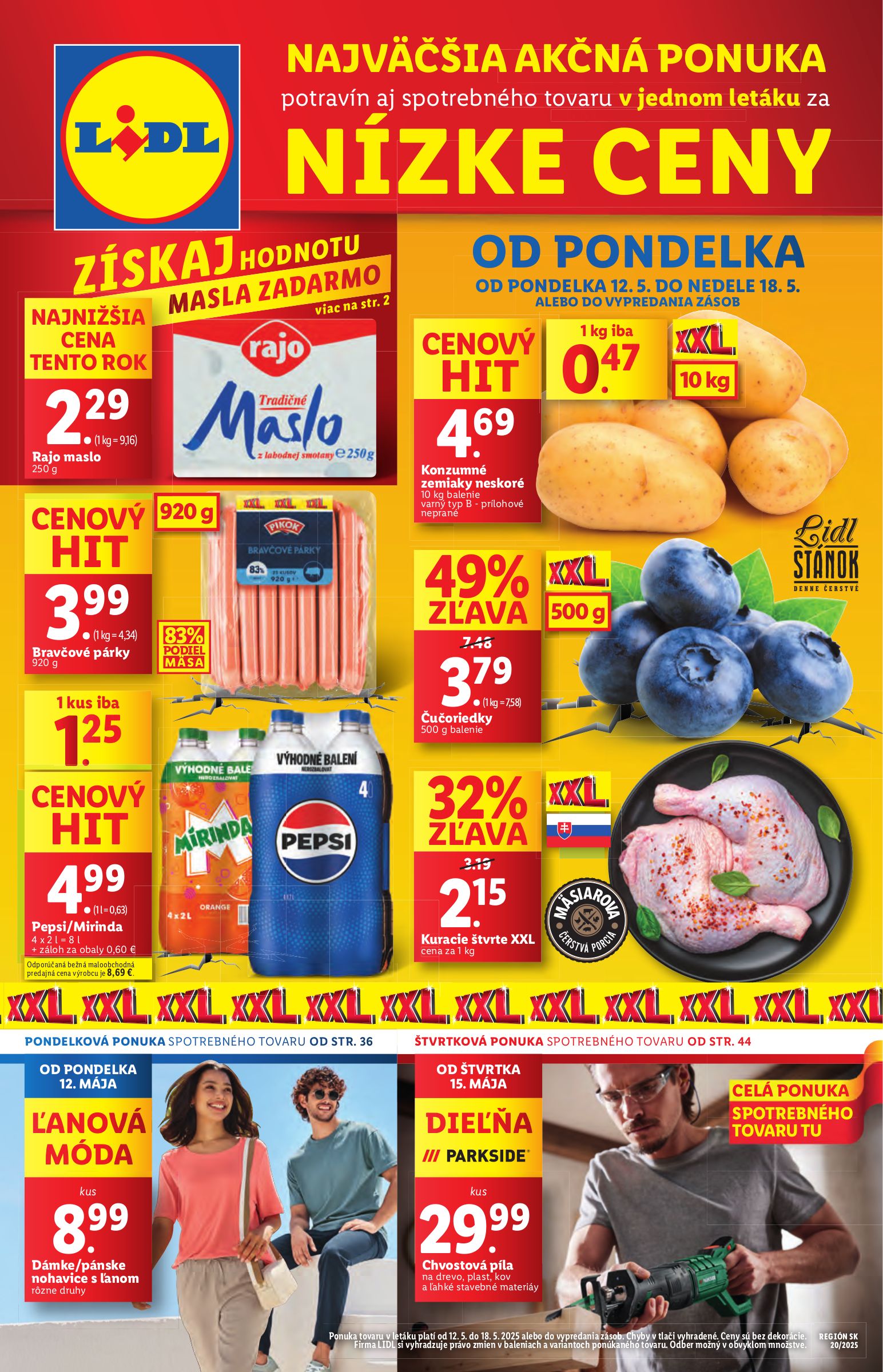 lidl - Lidl leták platný od 12.05. - 18.05.