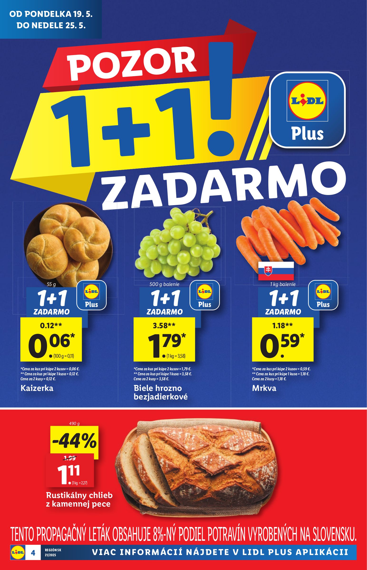 lidl - Lidl - Extra akcie pre vybrané predajne leták platný od 19.05. - 25.05. - page: 4