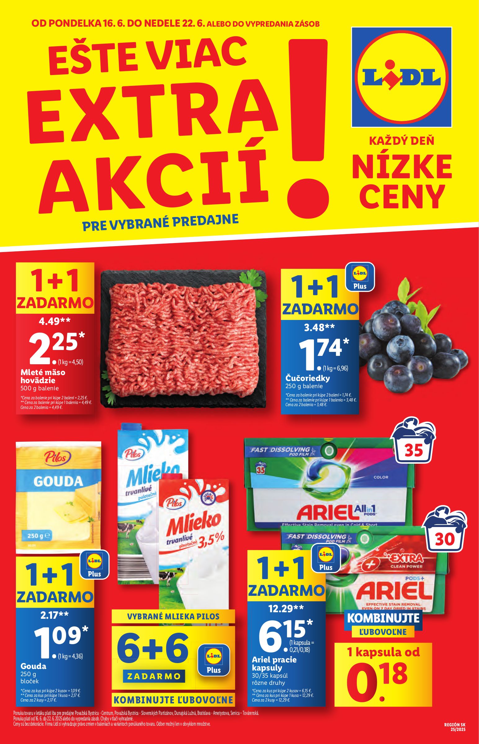 lidl - Leták Lidl - Špeciálne akcie - vybrané predajne platný od 16.06. do 22.06.