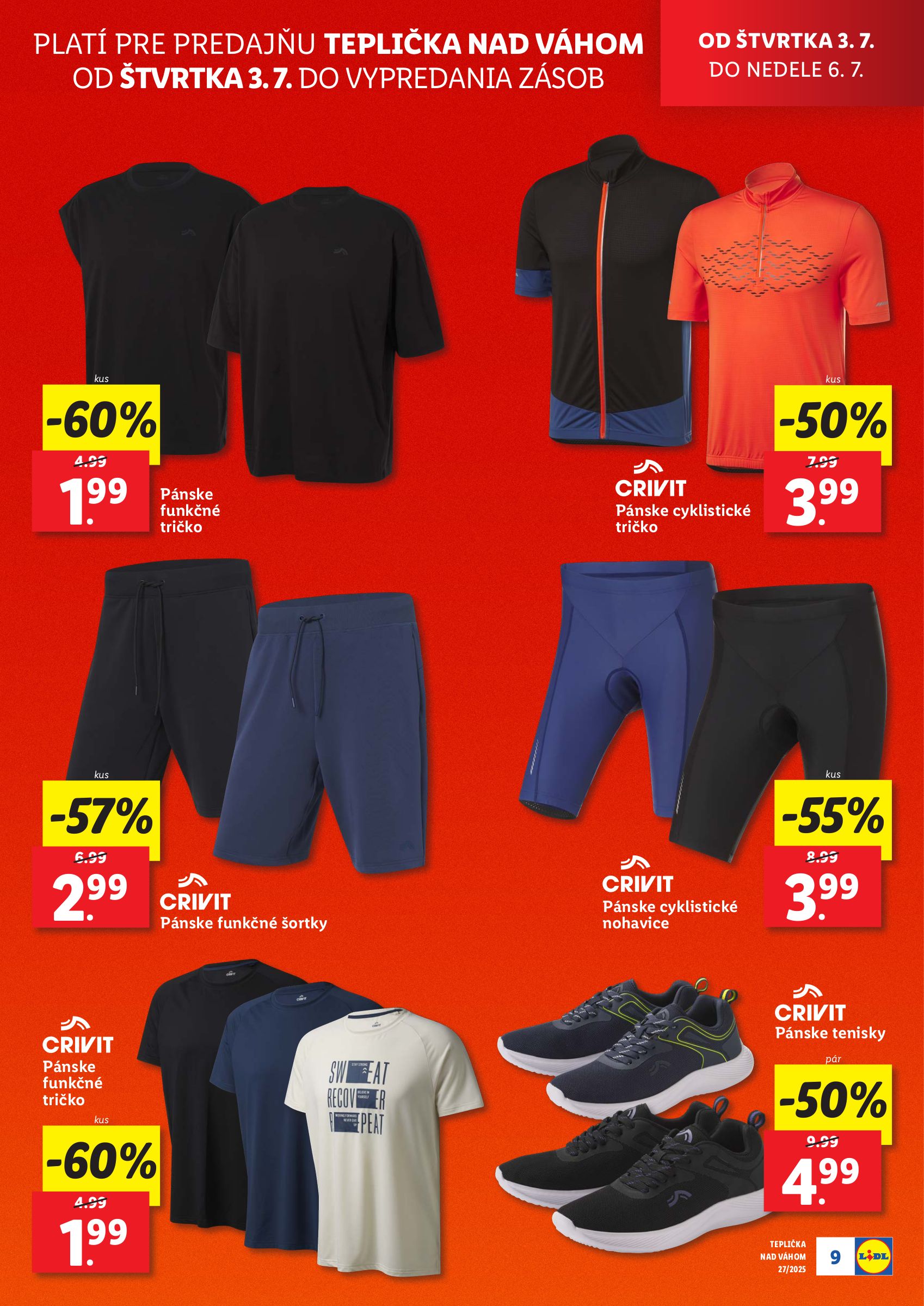 lidl - Leták Lidl - Nová predajňa v Tepličke nad Váhom platný od 03.07. do 06.07. - page: 9
