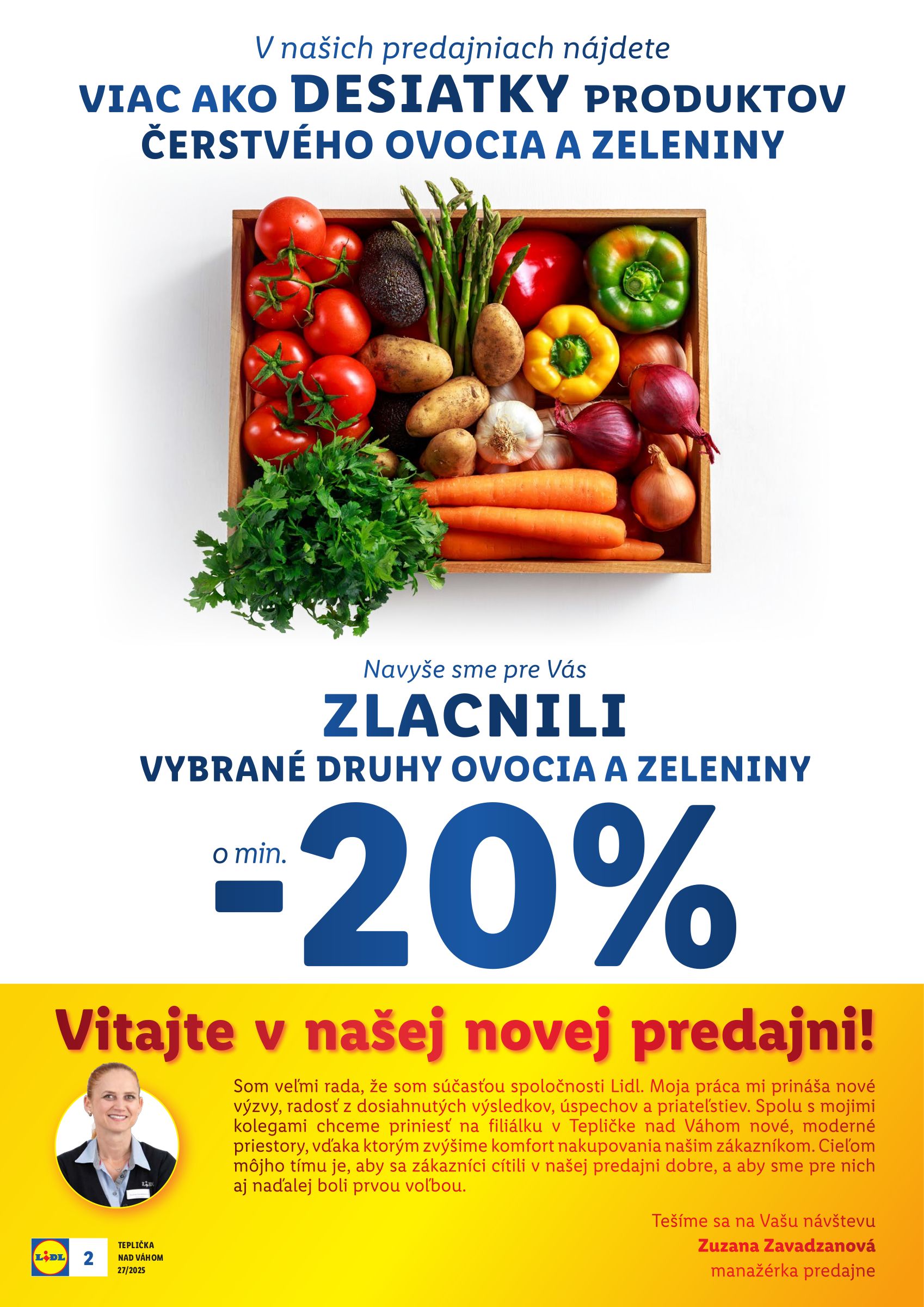 lidl - Leták Lidl - Nová predajňa v Tepličke nad Váhom platný od 03.07. do 06.07. - page: 2