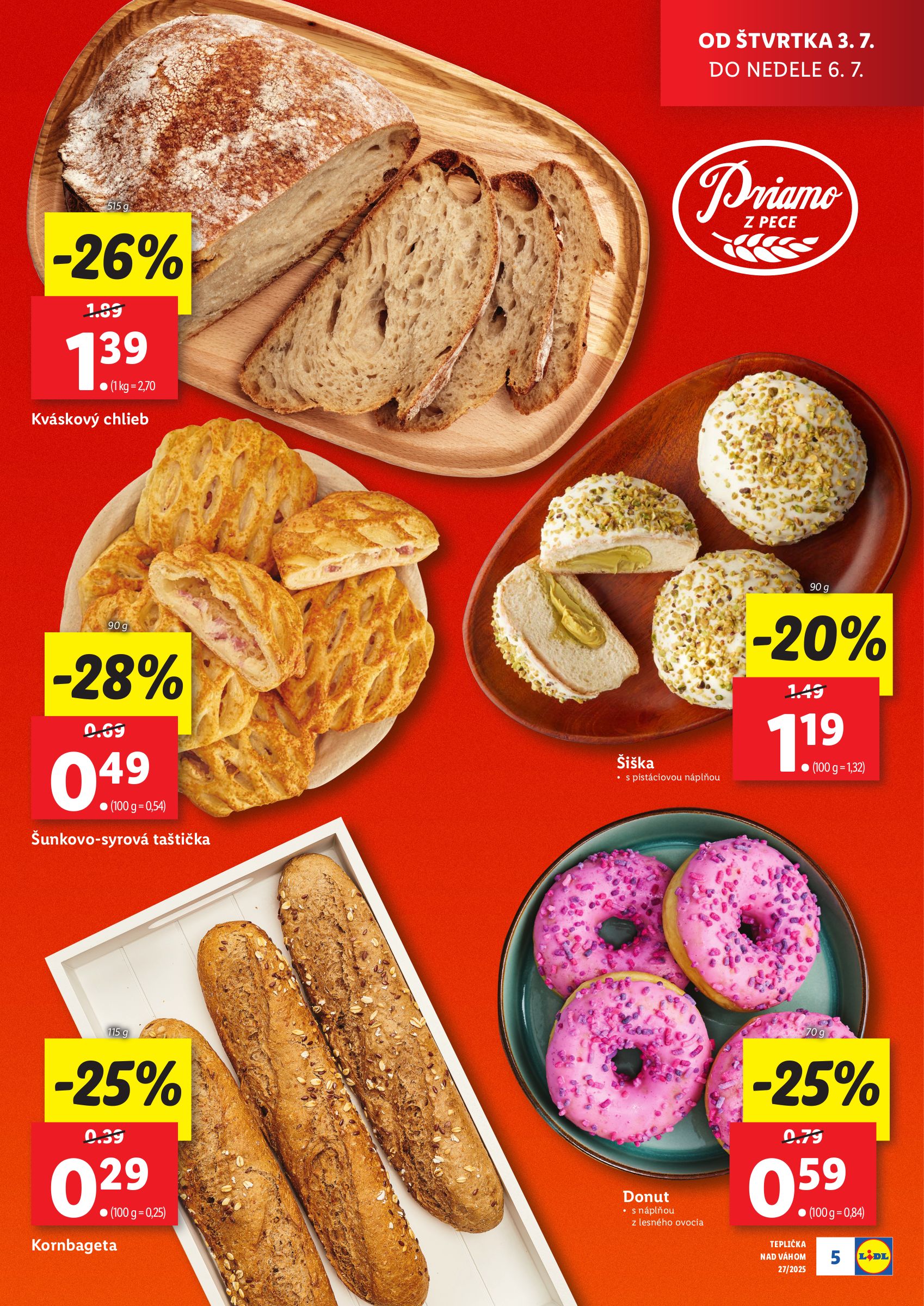 lidl - Leták Lidl - Nová predajňa v Tepličke nad Váhom platný od 03.07. do 06.07. - page: 5