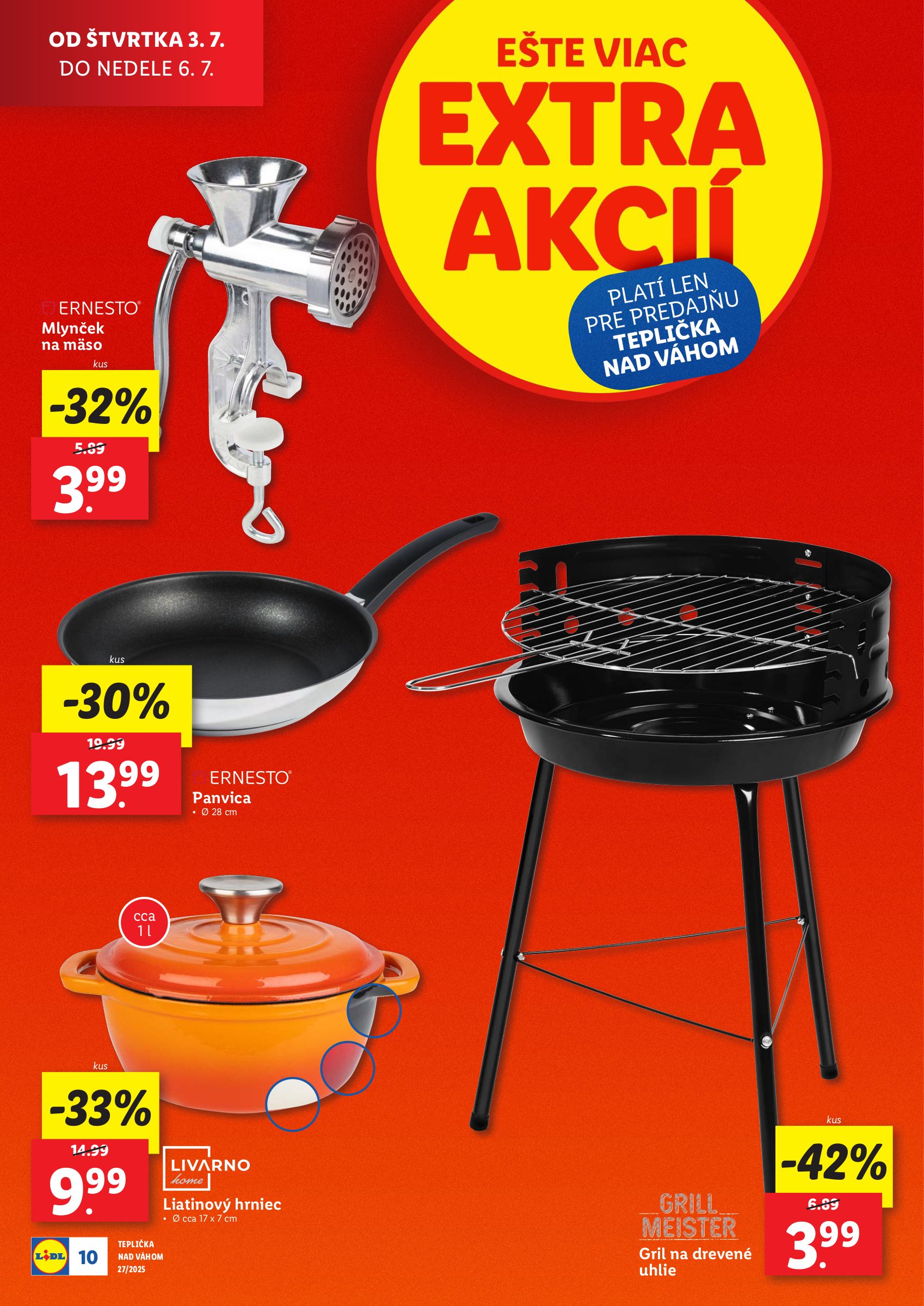 lidl - Leták Lidl - Nová predajňa v Tepličke nad Váhom platný od 03.07. do 06.07. - page: 10