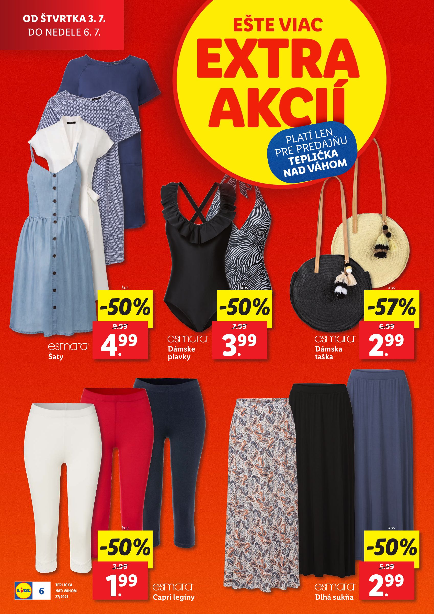 lidl - Leták Lidl - Nová predajňa v Tepličke nad Váhom platný od 03.07. do 06.07. - page: 6