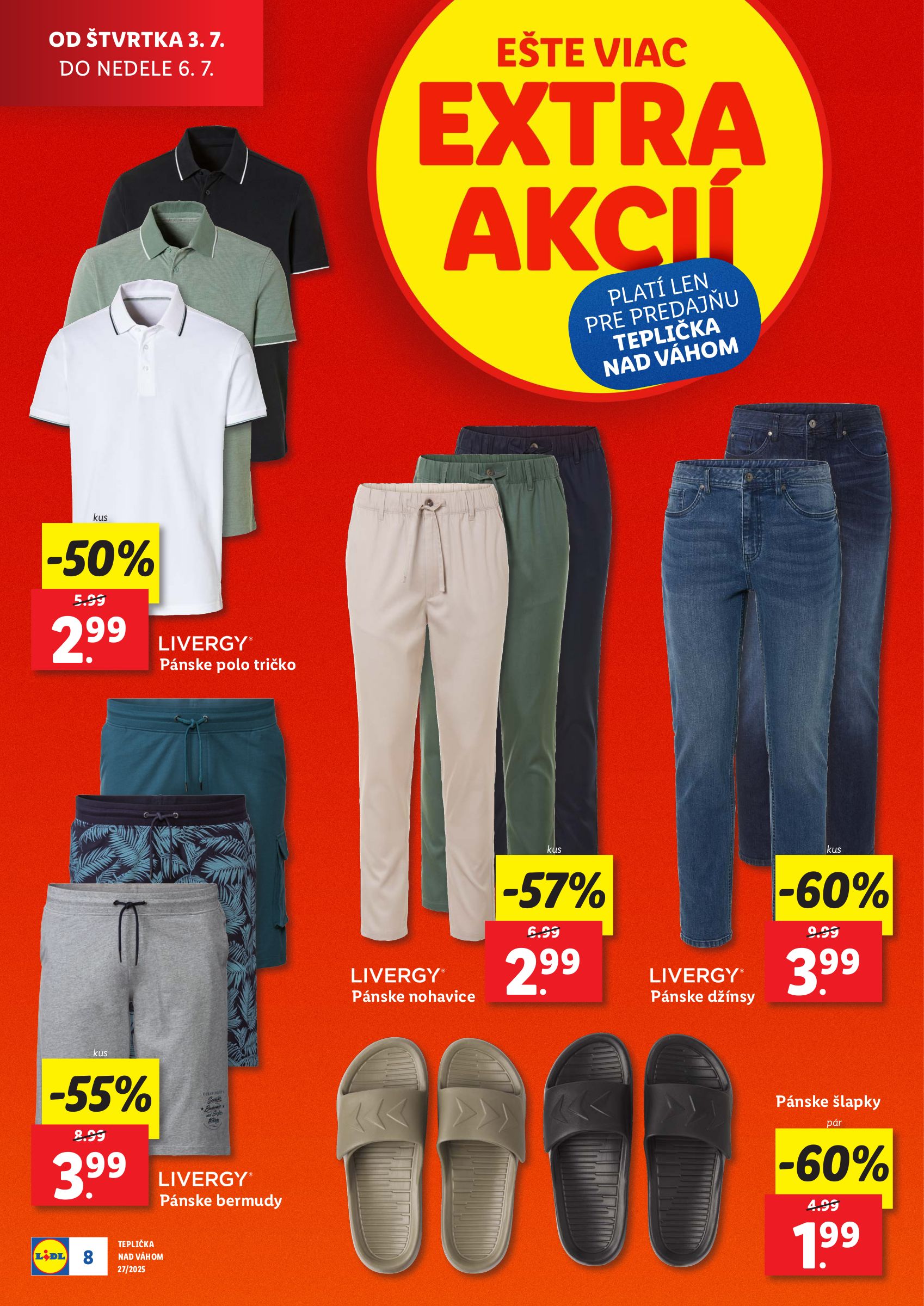 lidl - Leták Lidl - Nová predajňa v Tepličke nad Váhom platný od 03.07. do 06.07. - page: 8