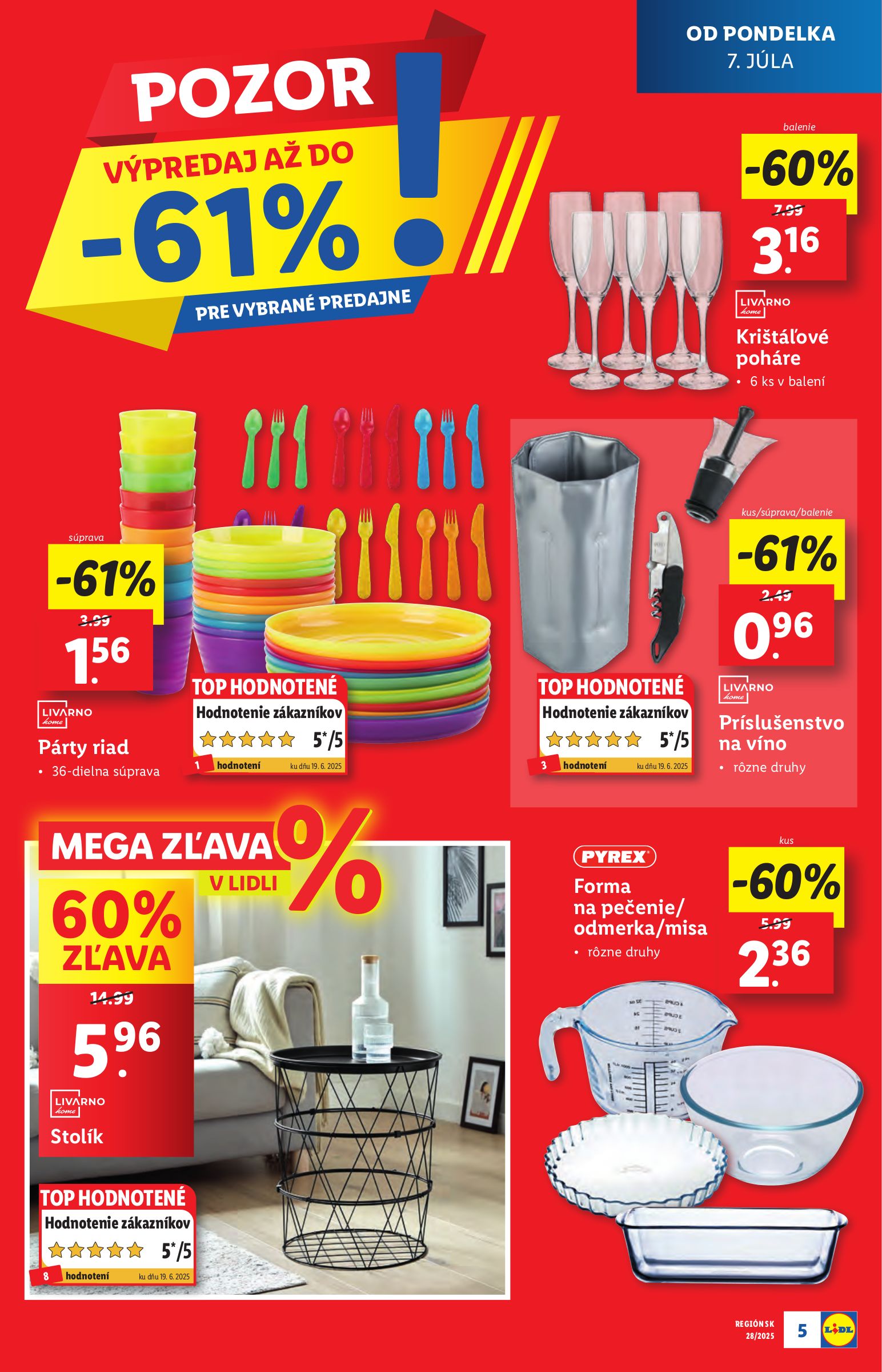 lidl - Leták Lidl - Extra akcie pre vybrané predajne platný od 07.07. do 13.07. - page: 7