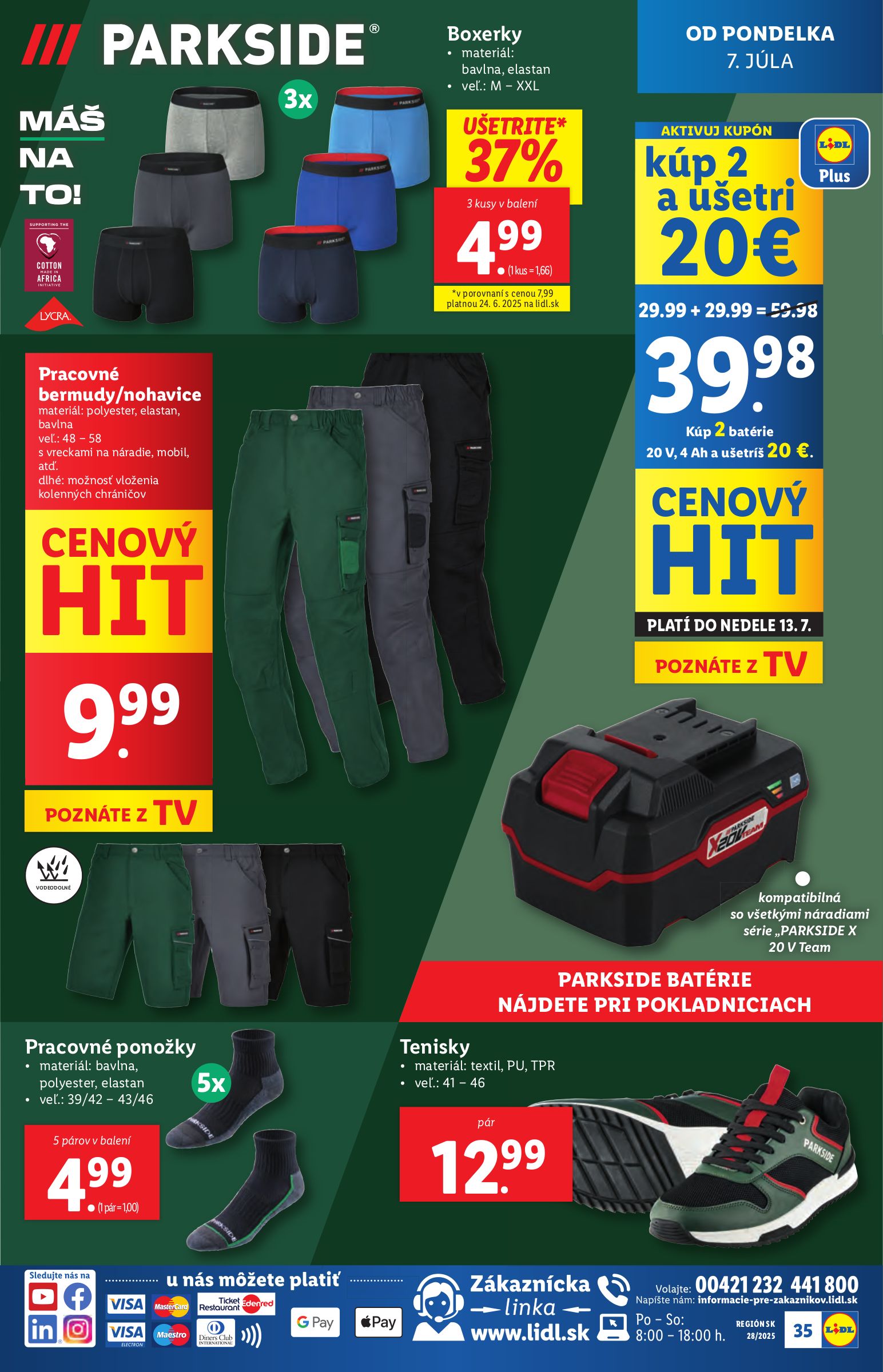 lidl - Leták Lidl platný od 07.07. do 13.07. - page: 39 lidl - Leták Lidl platný od 07.07. do 13.07. - page: 39