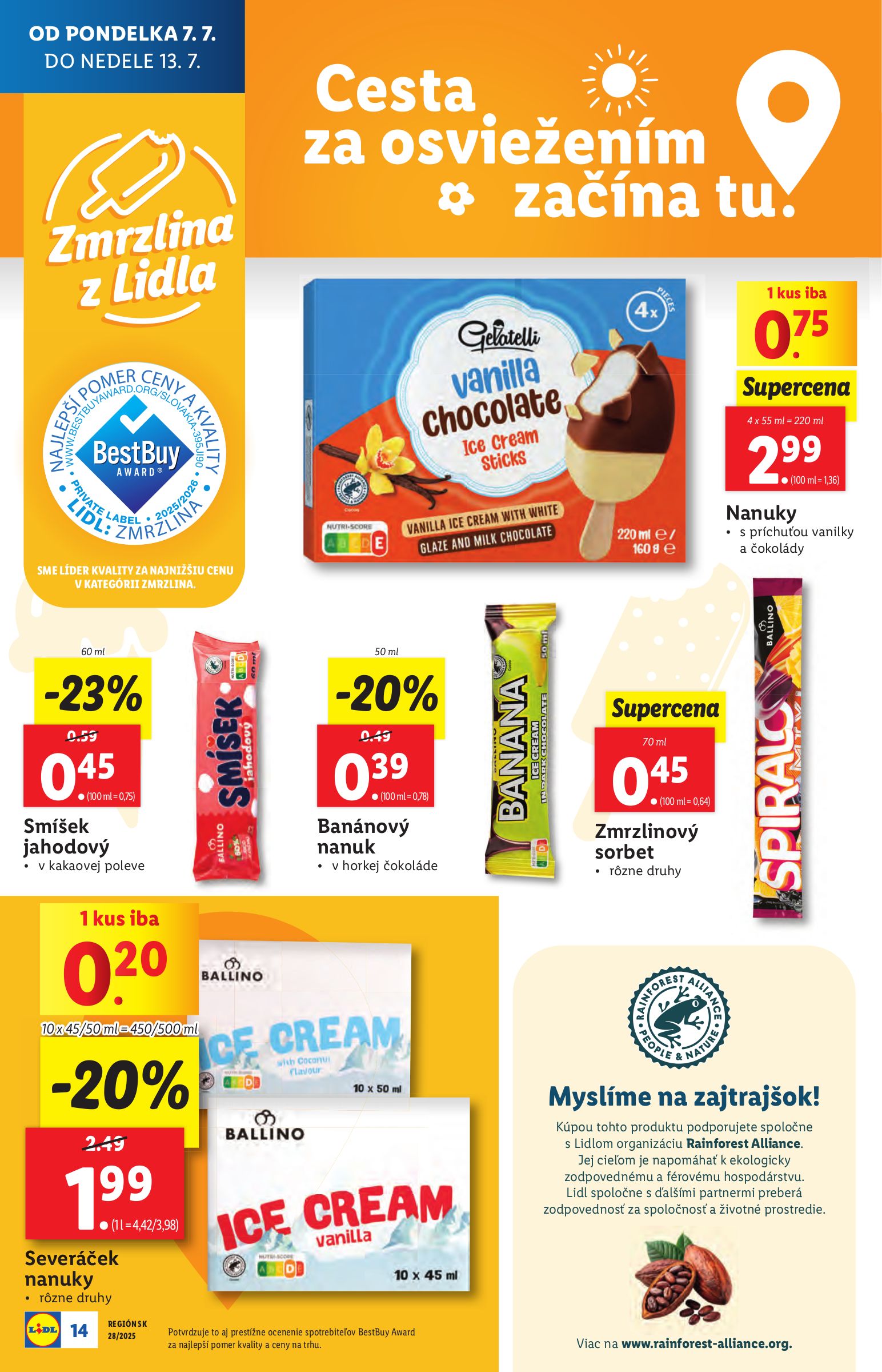 lidl - Leták Lidl platný od 07.07. do 13.07. - page: 14 lidl - Leták Lidl platný od 07.07. do 13.07. - page: 14