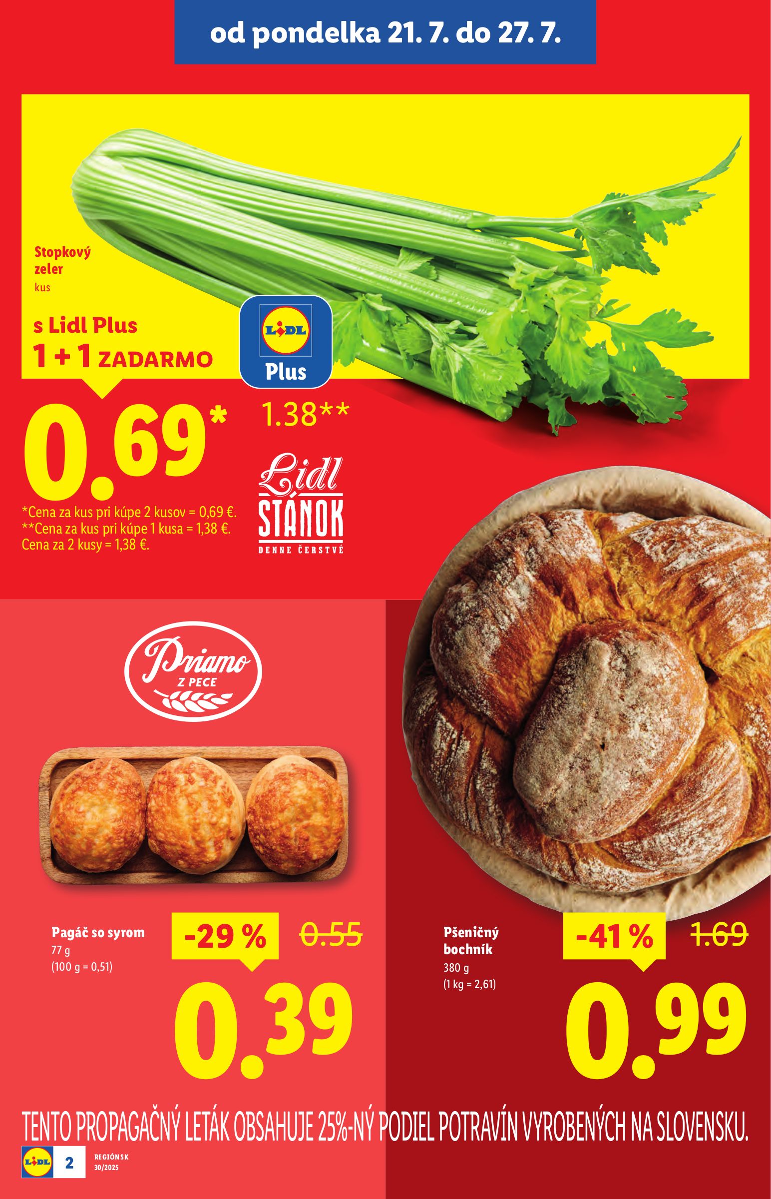 lidl - Leták Lidl - Špeciálne akcie - vybrané predajne platný od 21.07. do 27.07. - page: 2