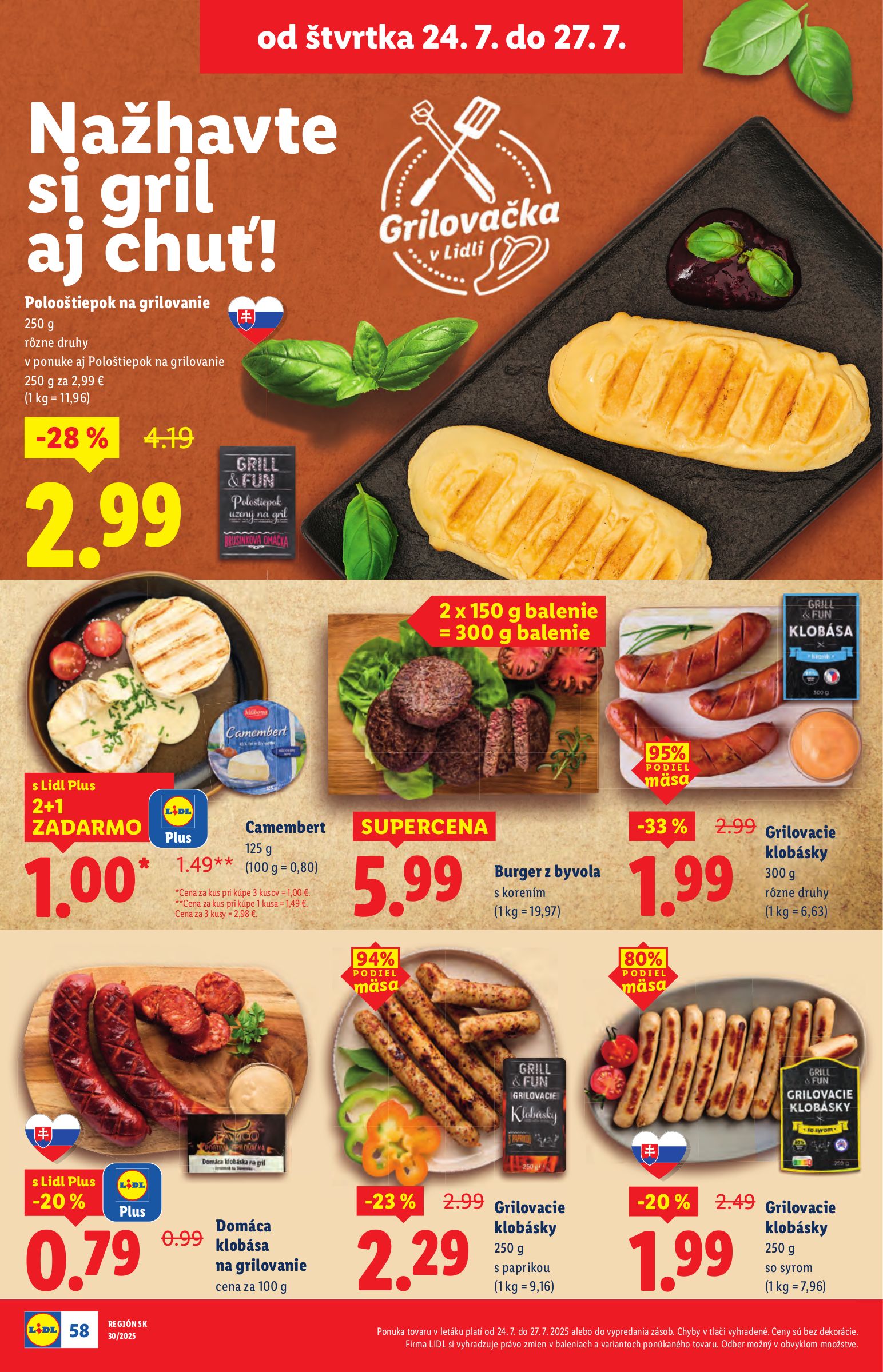 lidl - Leták Lidl platný od 21.07. do 27.07. - page: 82 lidl - Leták Lidl platný od 21.07. do 27.07. - page: 82