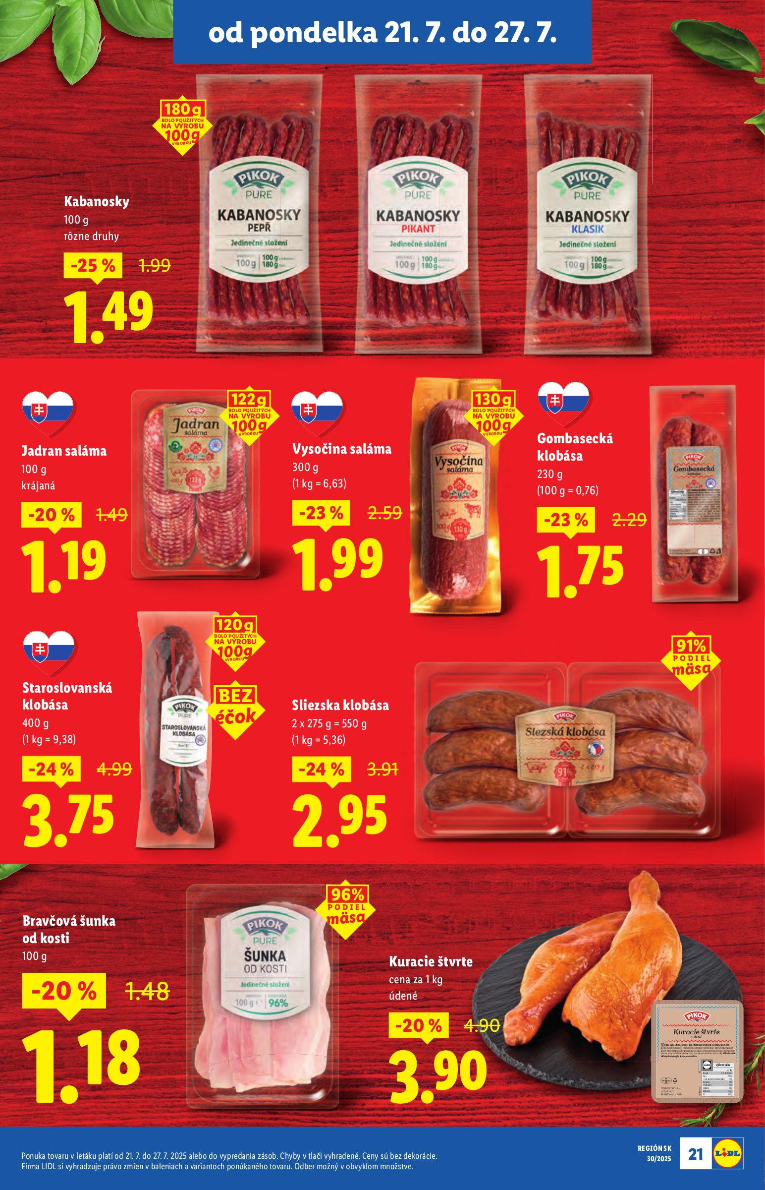 lidl - Leták Lidl platný od 21.07. do 27.07. - page: 27 lidl - Leták Lidl platný od 21.07. do 27.07. - page: 27