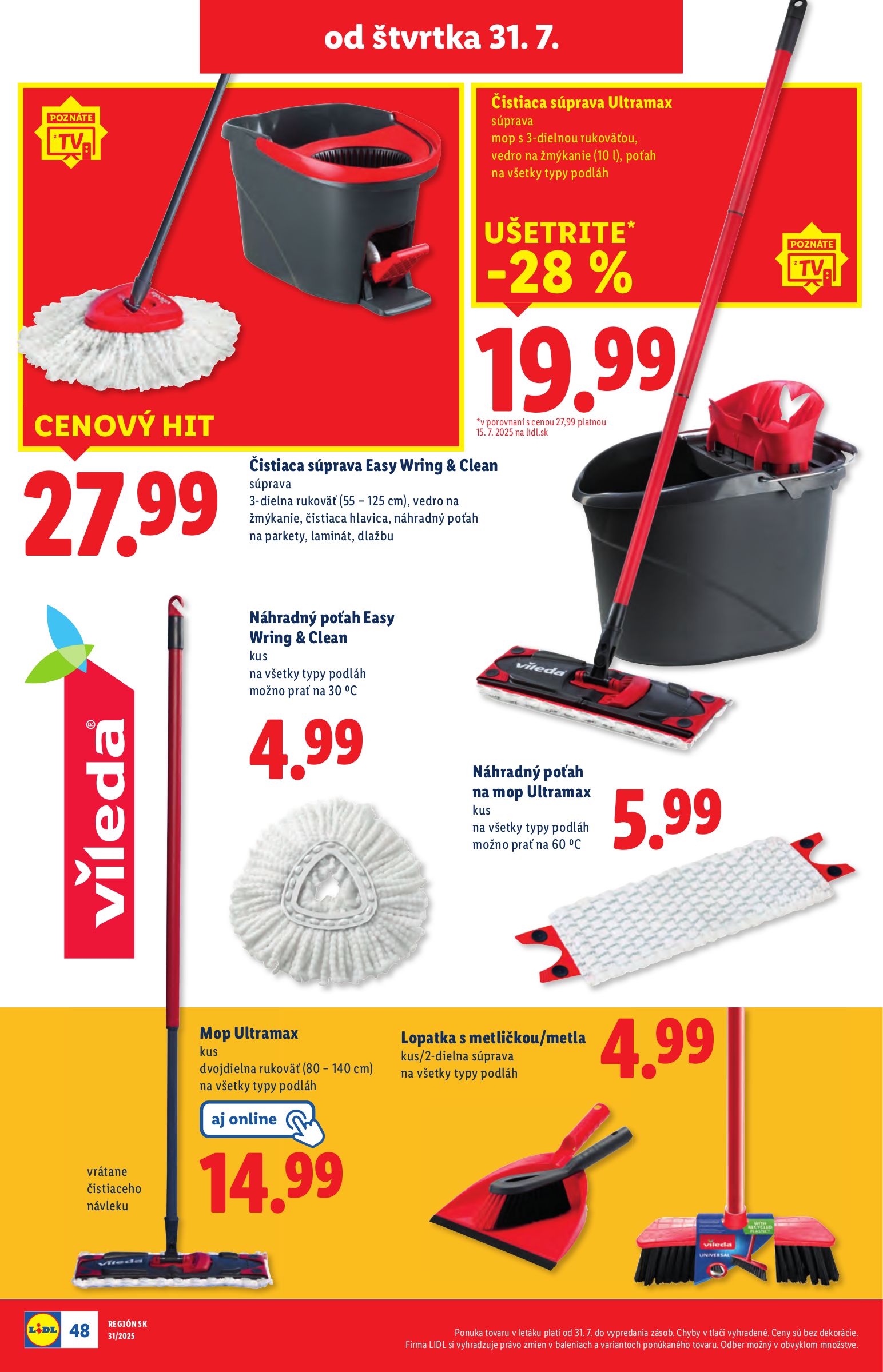 lidl - Leták Lidl platný od 28.07. do 03.08. - page: 72 lidl - Leták Lidl platný od 28.07. do 03.08. - page: 72