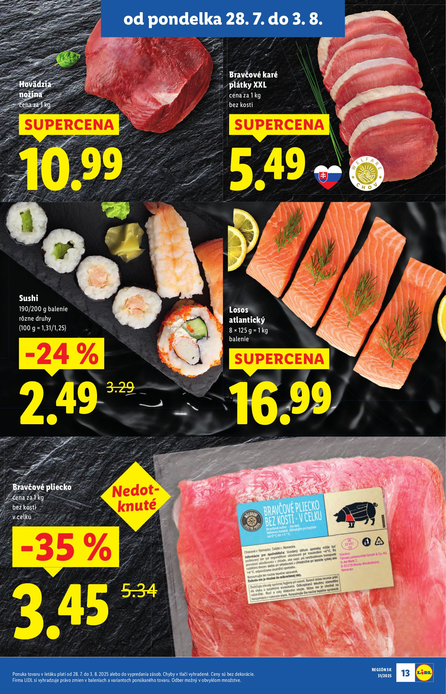 lidl - Leták Lidl platný od 28.07. do 03.08. - page: 13 lidl - Leták Lidl platný od 28.07. do 03.08. - page: 13