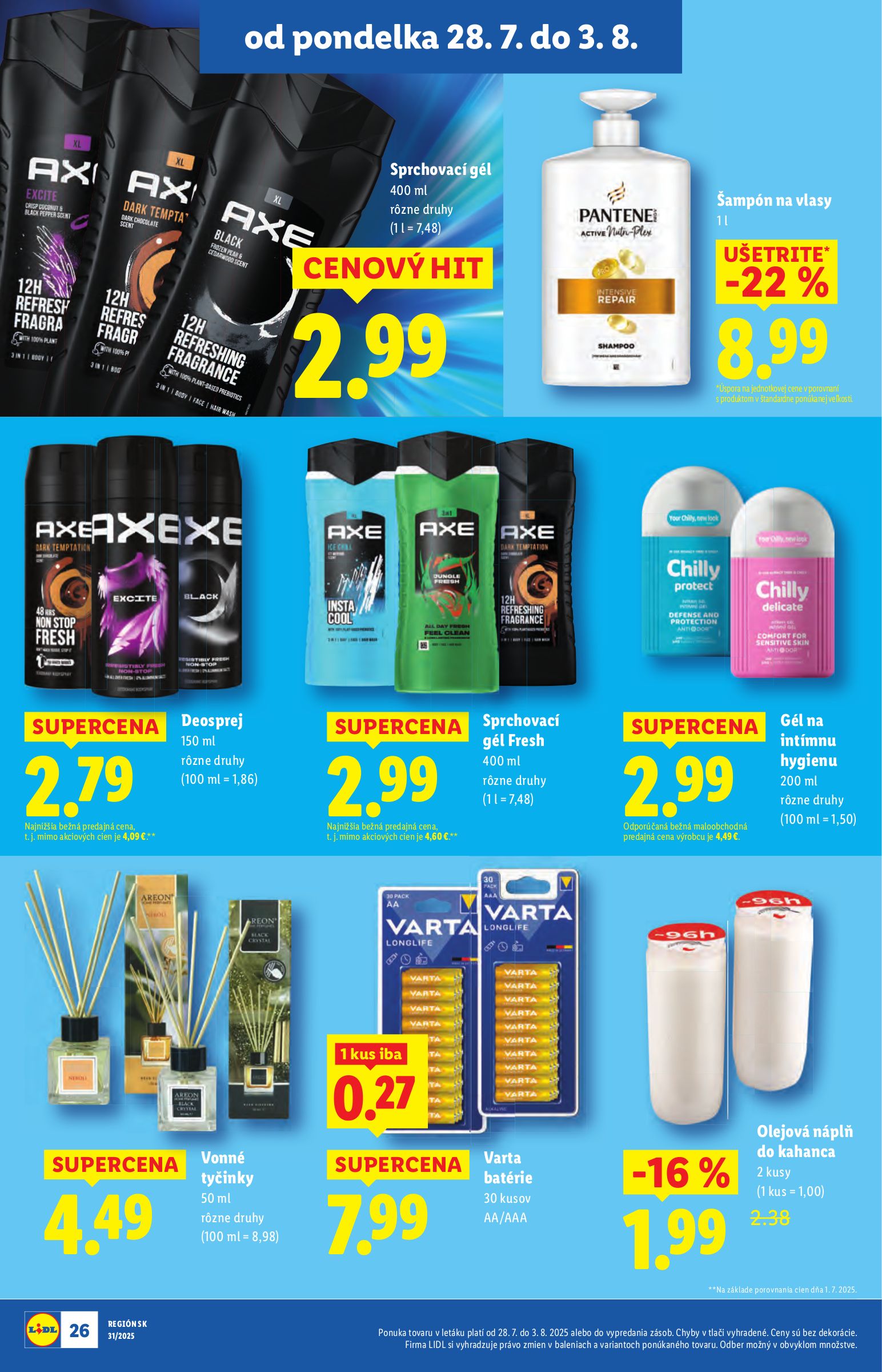 lidl - Leták Lidl platný od 28.07. do 03.08. - page: 26 lidl - Leták Lidl platný od 28.07. do 03.08. - page: 26