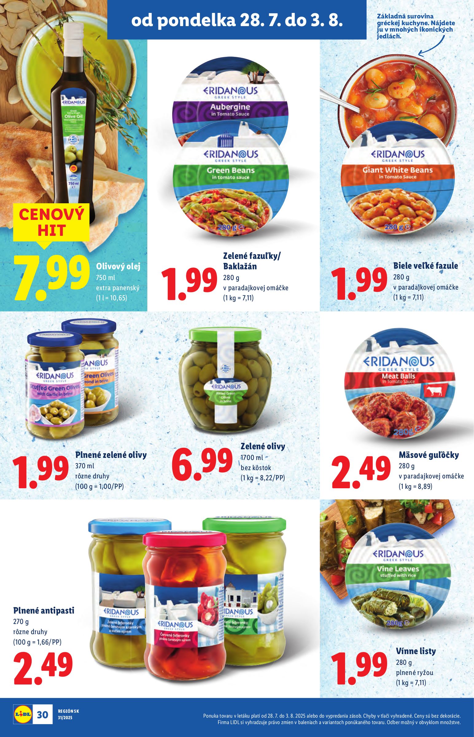 lidl - Leták Lidl platný od 28.07. do 03.08. - page: 30 lidl - Leták Lidl platný od 28.07. do 03.08. - page: 30