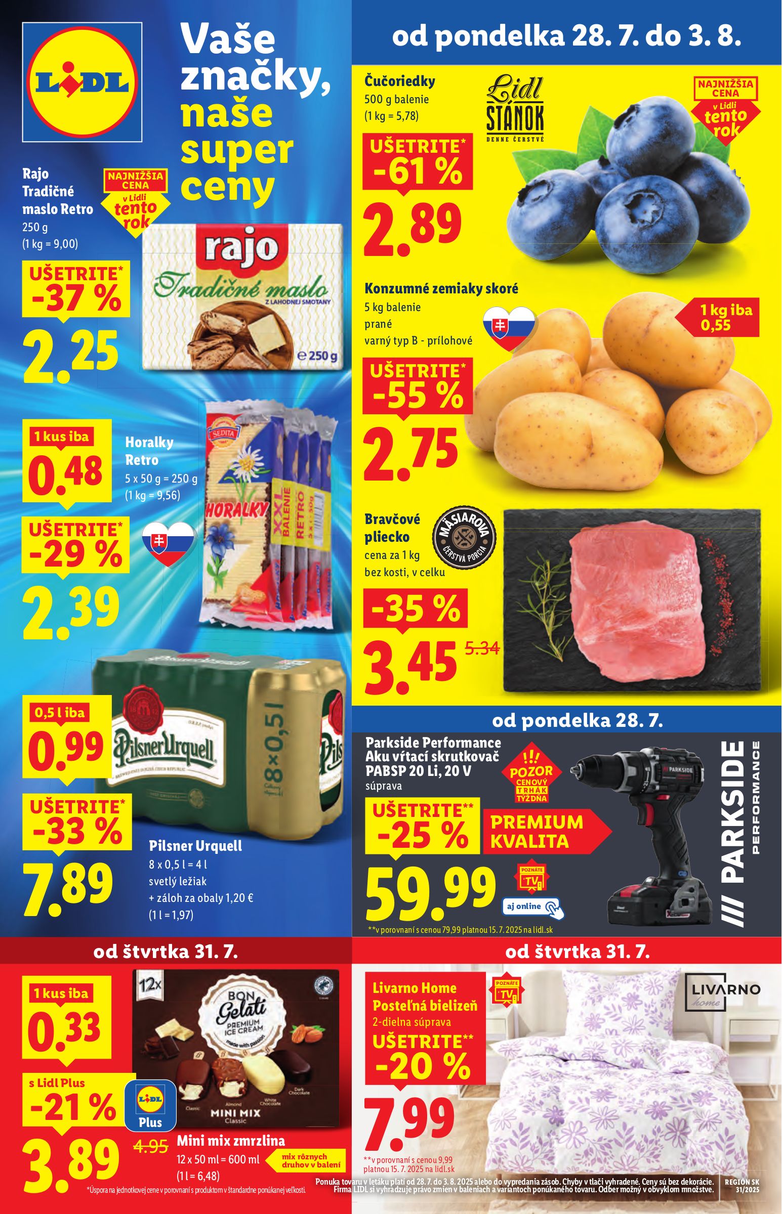 lidl - Leták Lidl platný od 28.07. do 03.08.