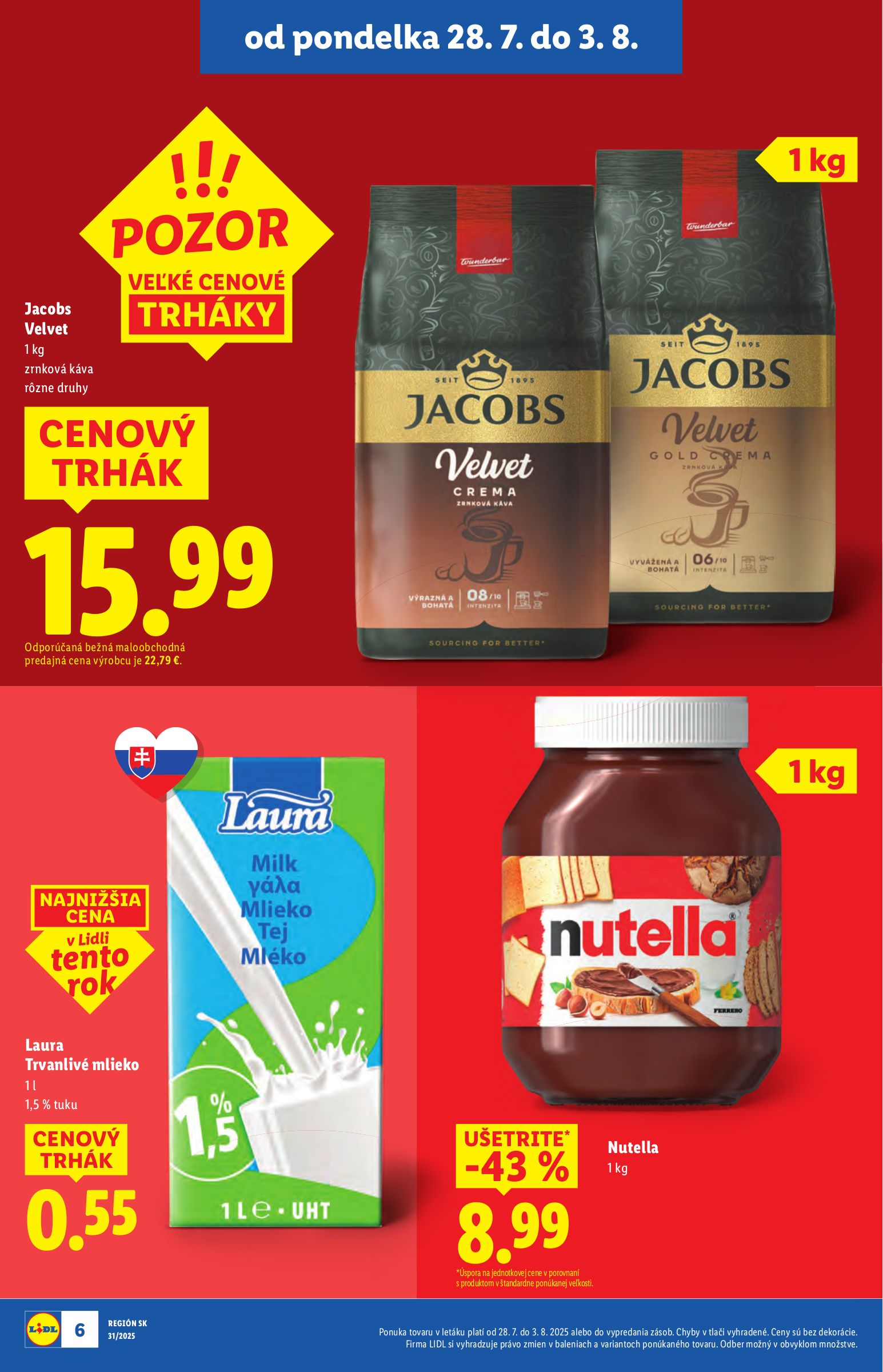 lidl - Leták Lidl platný od 28.07. do 03.08. - page: 6 lidl - Leták Lidl platný od 28.07. do 03.08. - page: 6